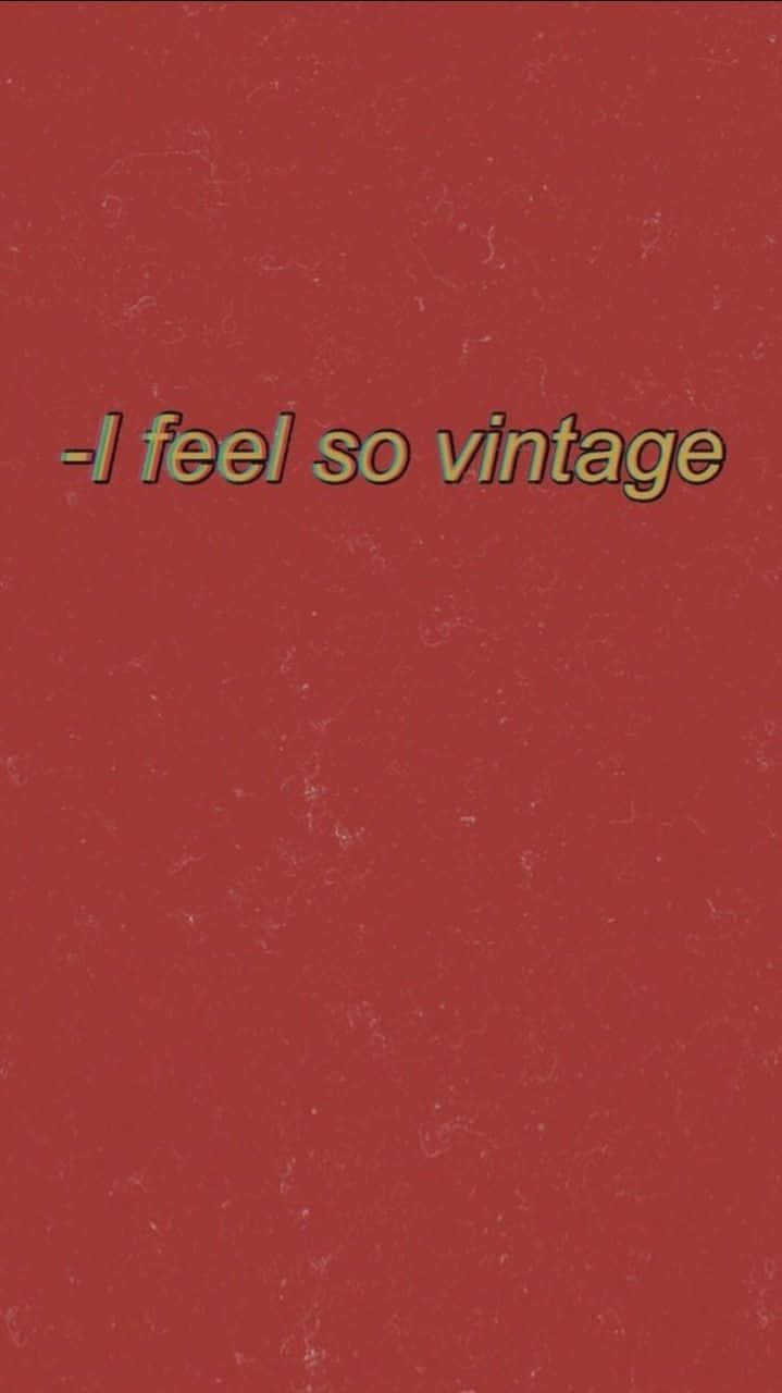 maroon aesthetic, vintage text, deep red background, HD Phone Wallpaper