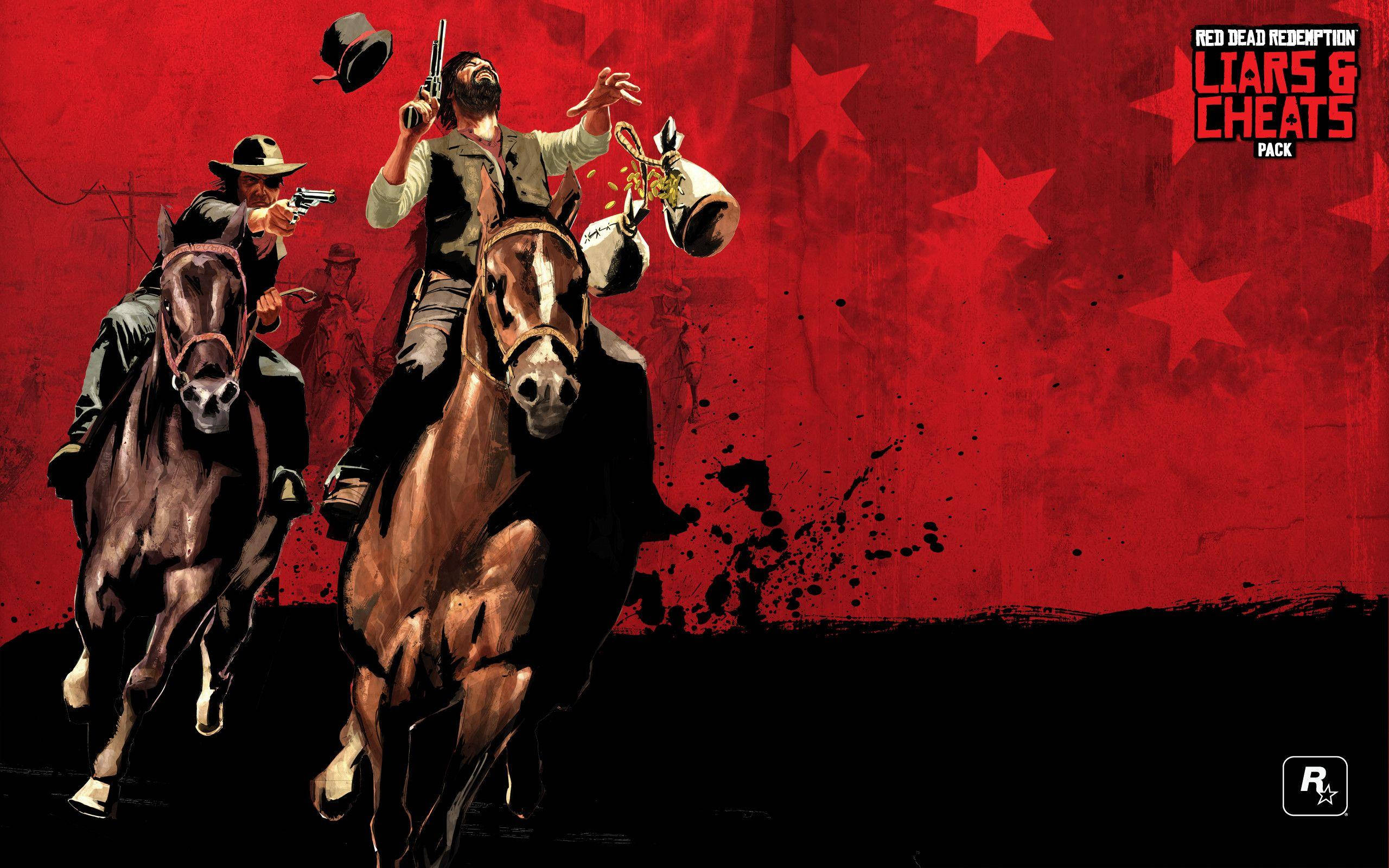 Red Dead Redemption 2, 4K, cowboys, 2K Desktop Wallpaper