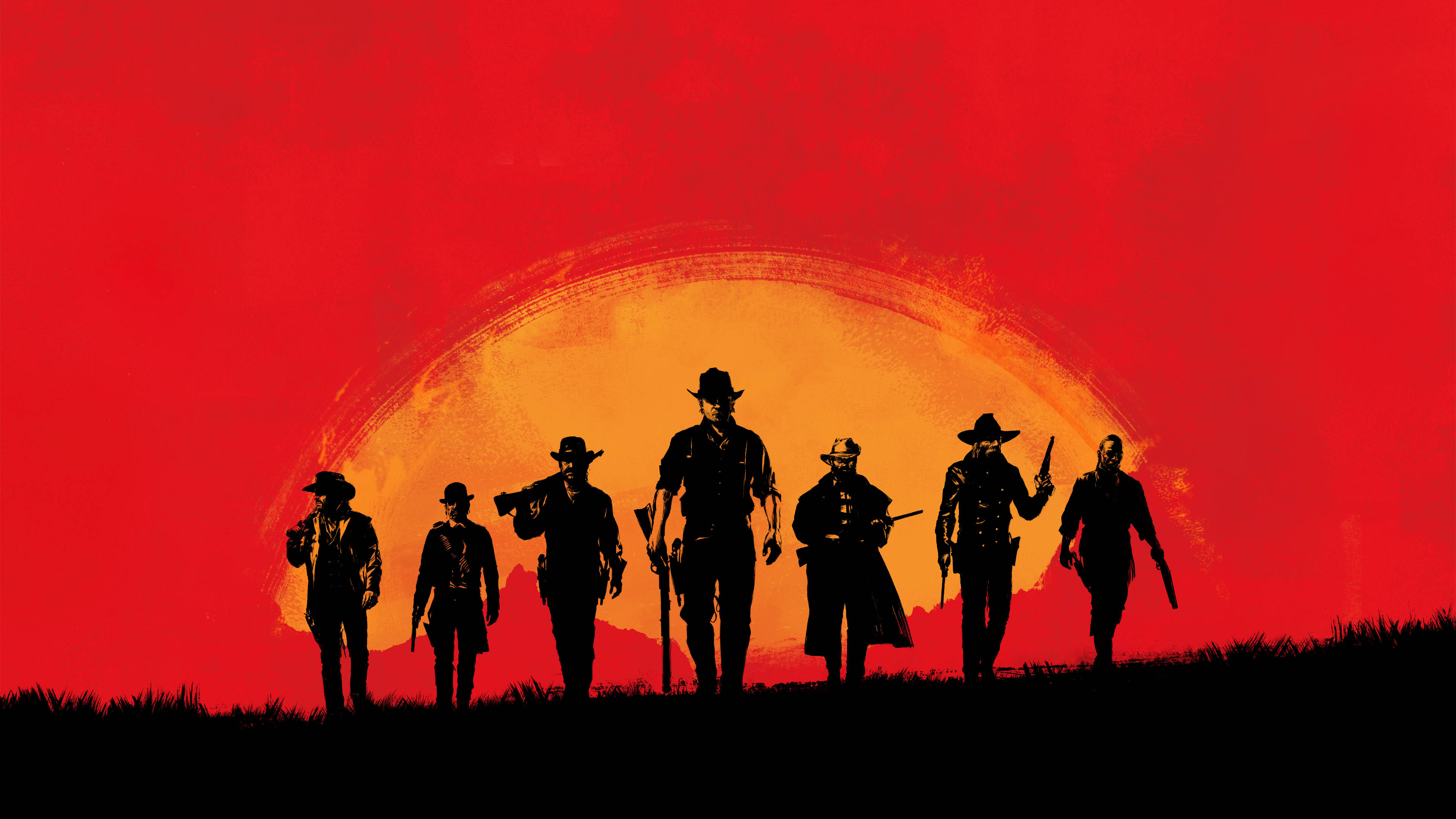 Red Dead Redemption 2, 4K, gang, 4K Desktop Wallpaper