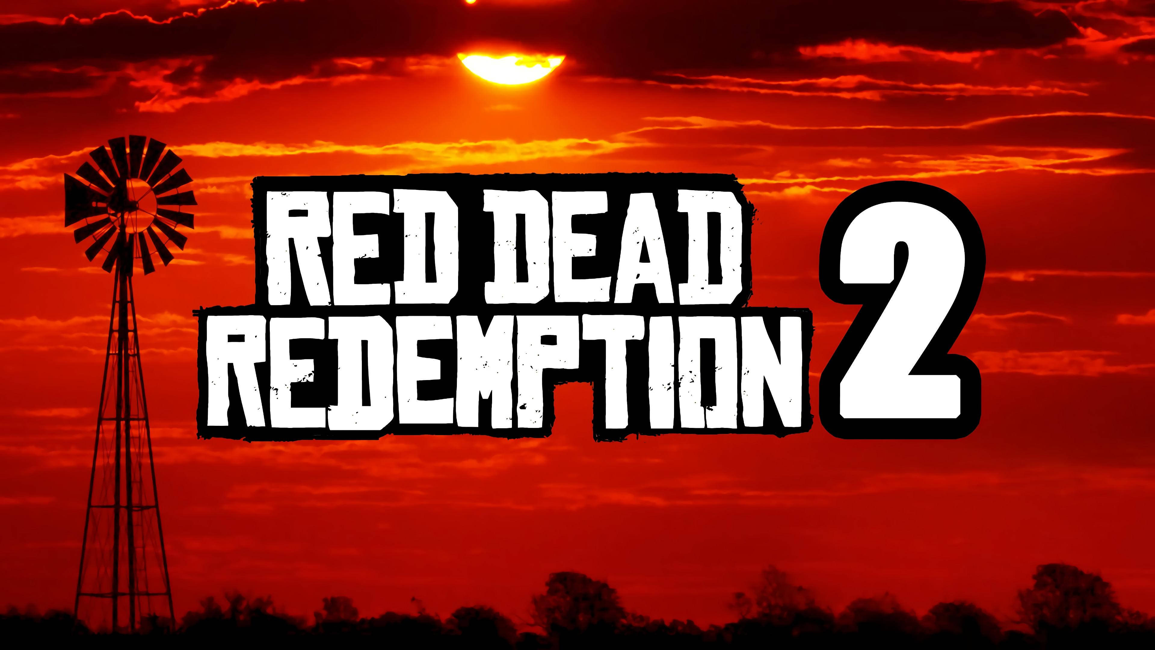 Red Dead Redemption 2, 4K, windmill, 4K Desktop Wallpaper