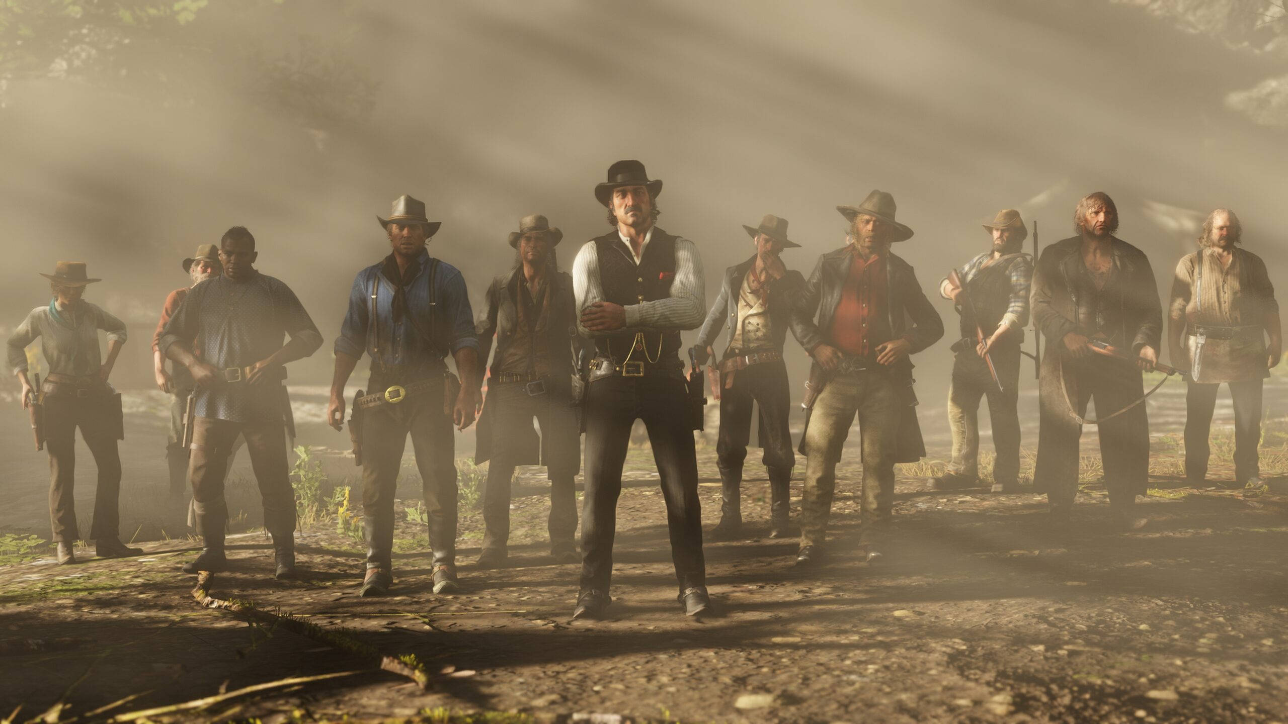Red Dead Redemption 2, desktop, cowboys, 2K Desktop Wallpaper