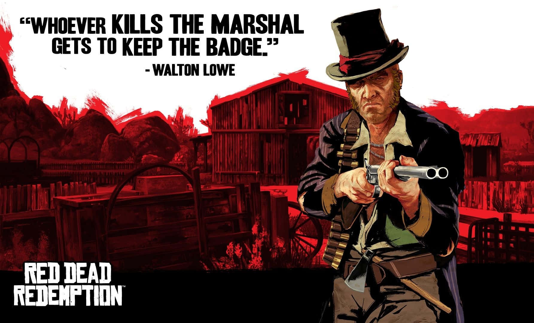Red Dead Redemption, cowboy, top hat, HD Desktop Wallpaper