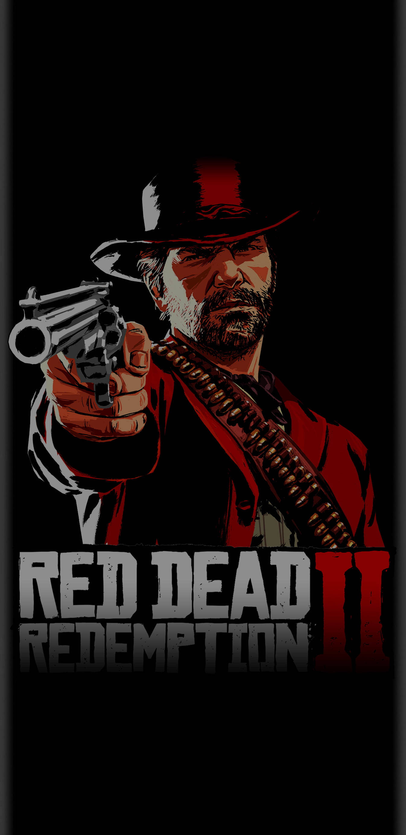 Red Dead Redemption 2, red coat, hat, 2K Phone Wallpaper
