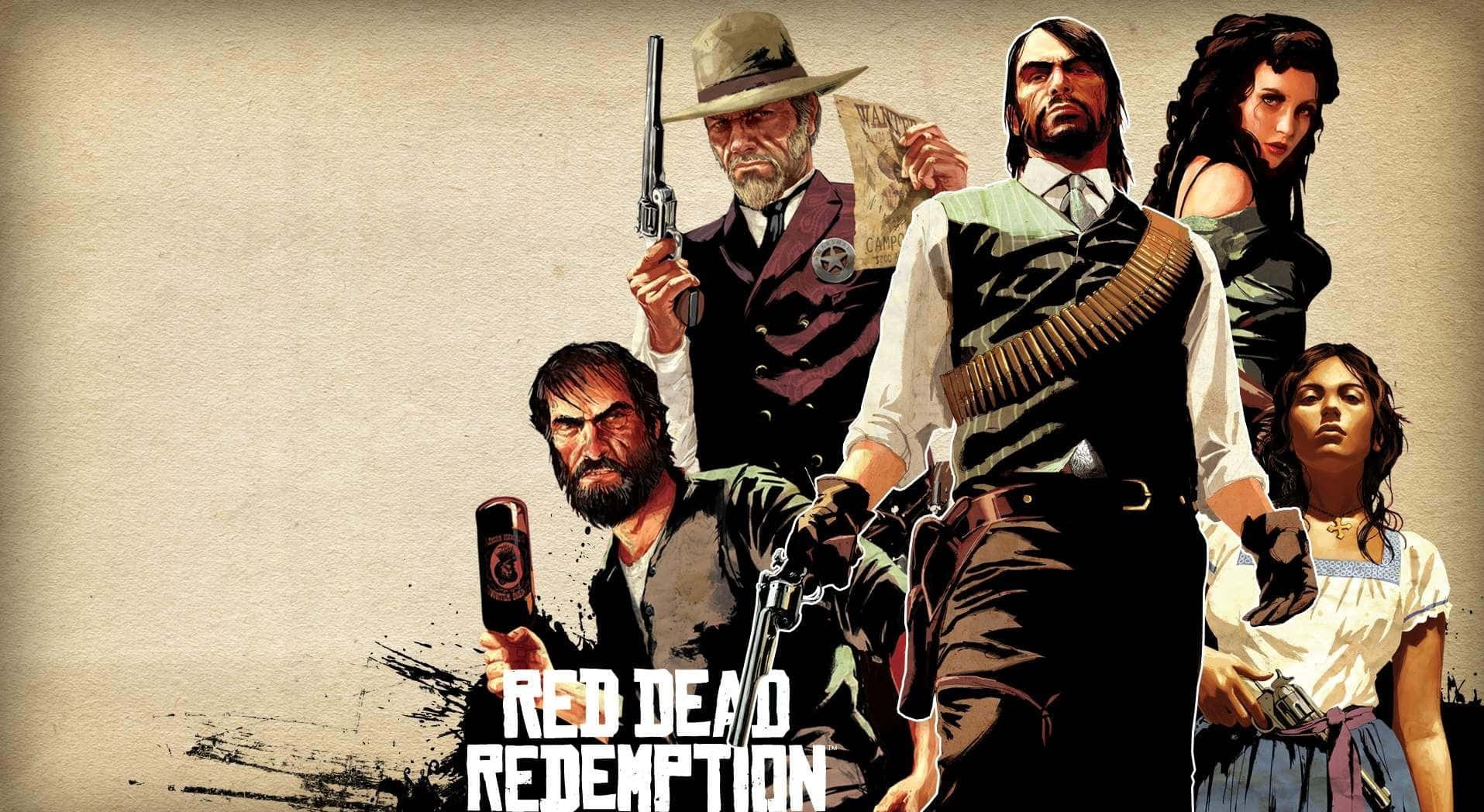 Red Dead Redemption, cowboys, outlaws, HD Desktop Wallpaper
