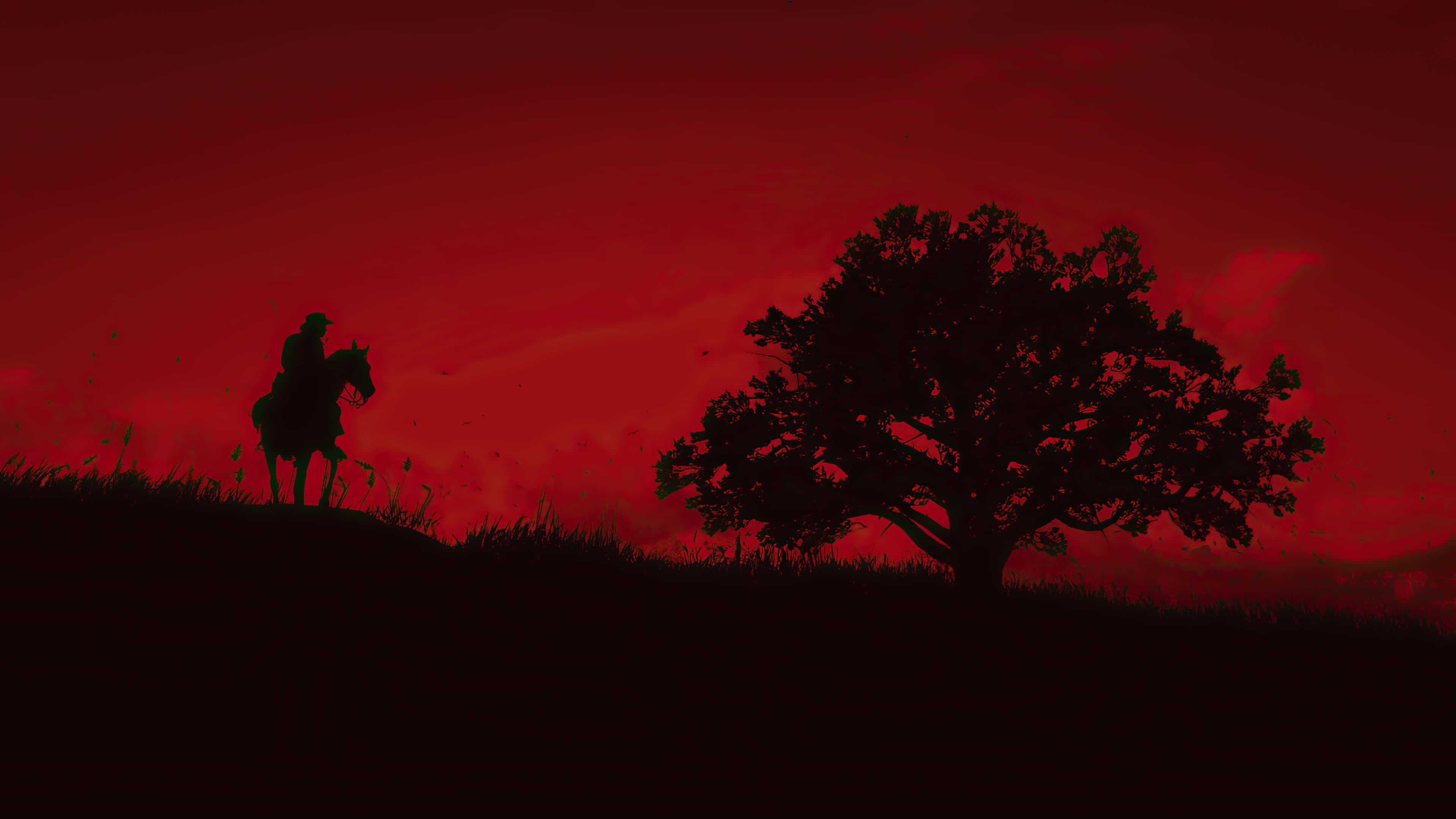 Red Dead Redemption, 4K, lone rider, 4K Desktop Wallpaper