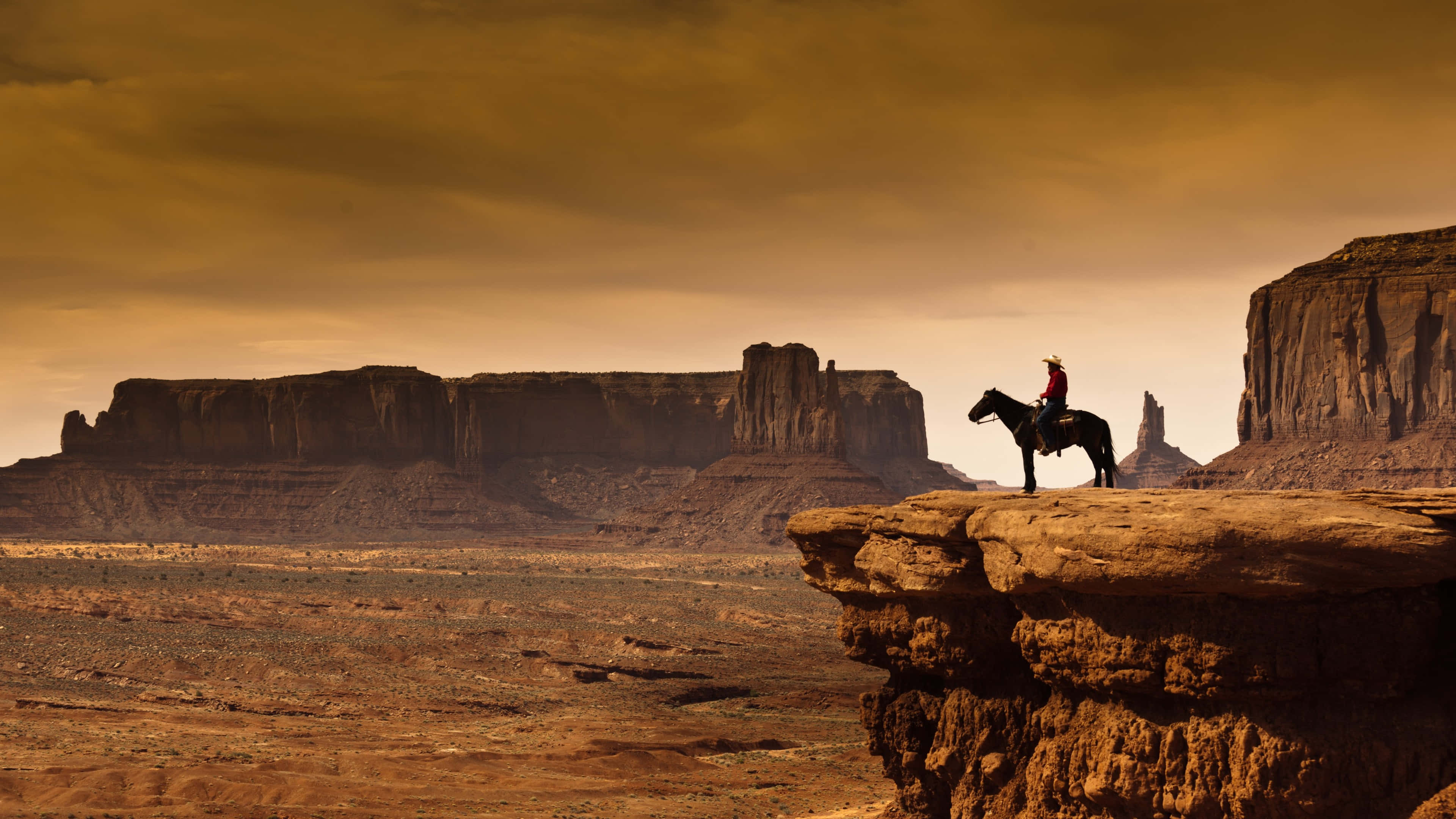 Red Dead Redemption 2, desert cliff, canyonlands, 4K Desktop Wallpaper
