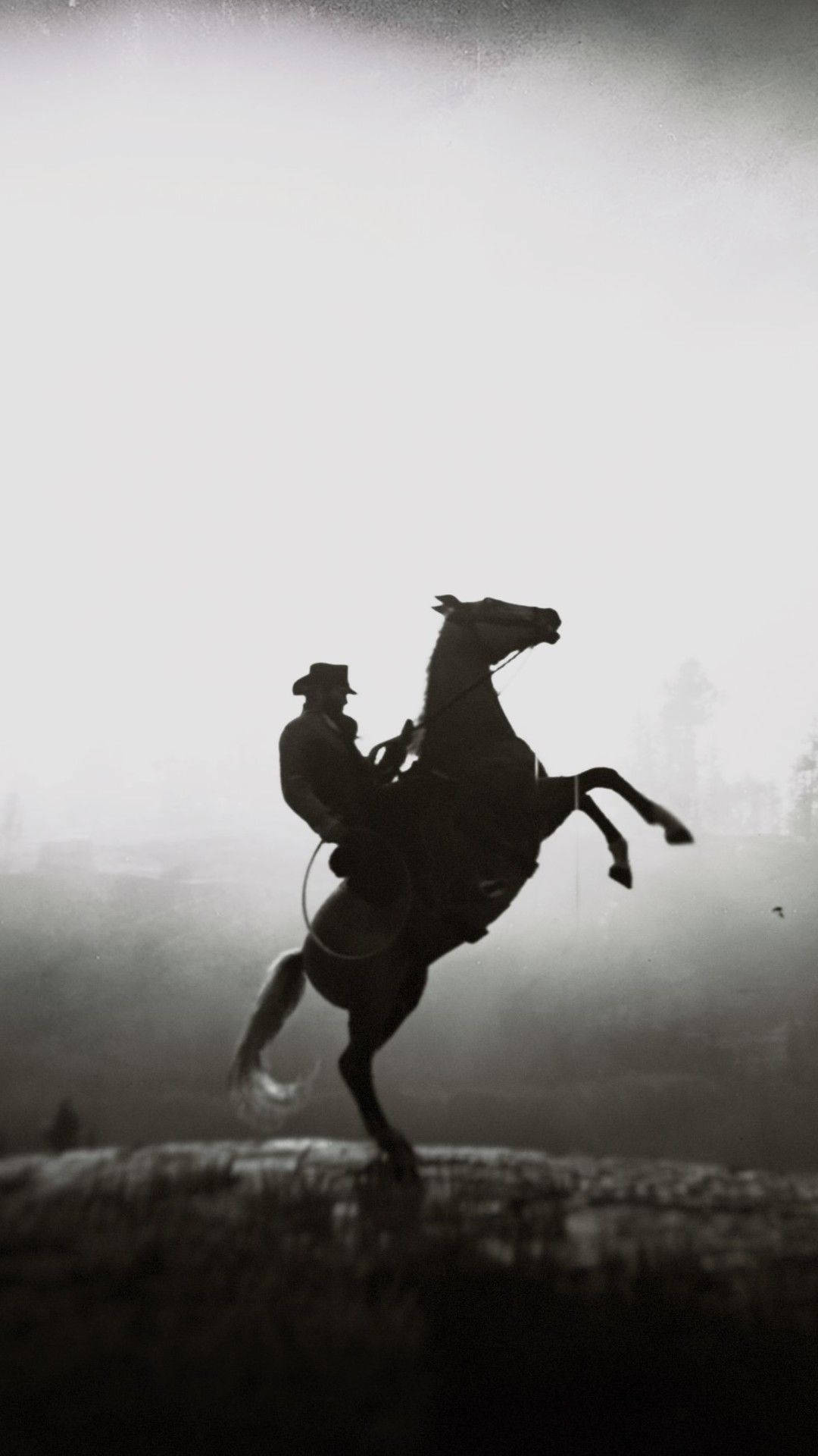 Red Dead Redemption 2, cowboy, horse, Full HD Phone Wallpaper
