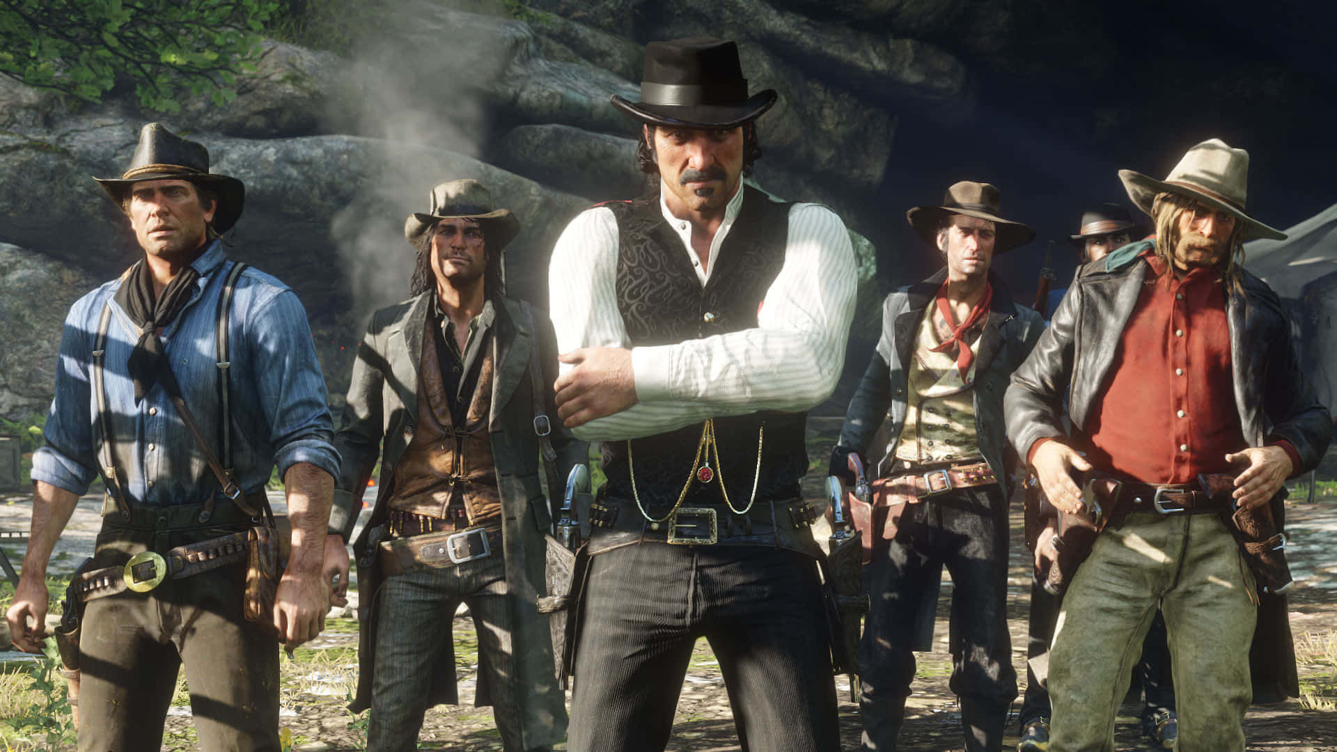 Red Dead Redemption, 4K Remastered Edition, rugged cowboys, Full HD Desktop Wallpaper