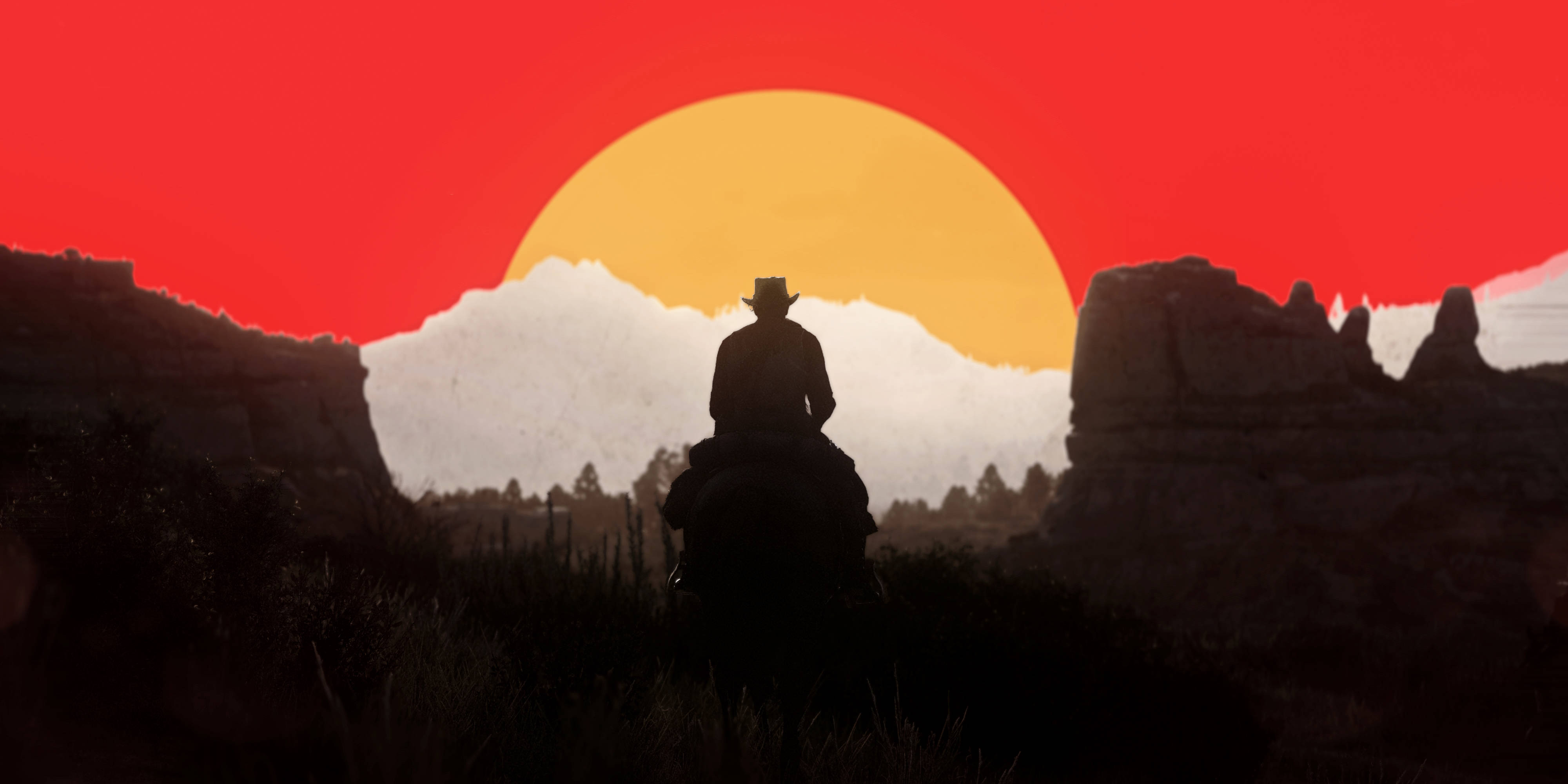 Red Dead Redemption 2, cowboy, horseback, 4K Desktop Wallpaper