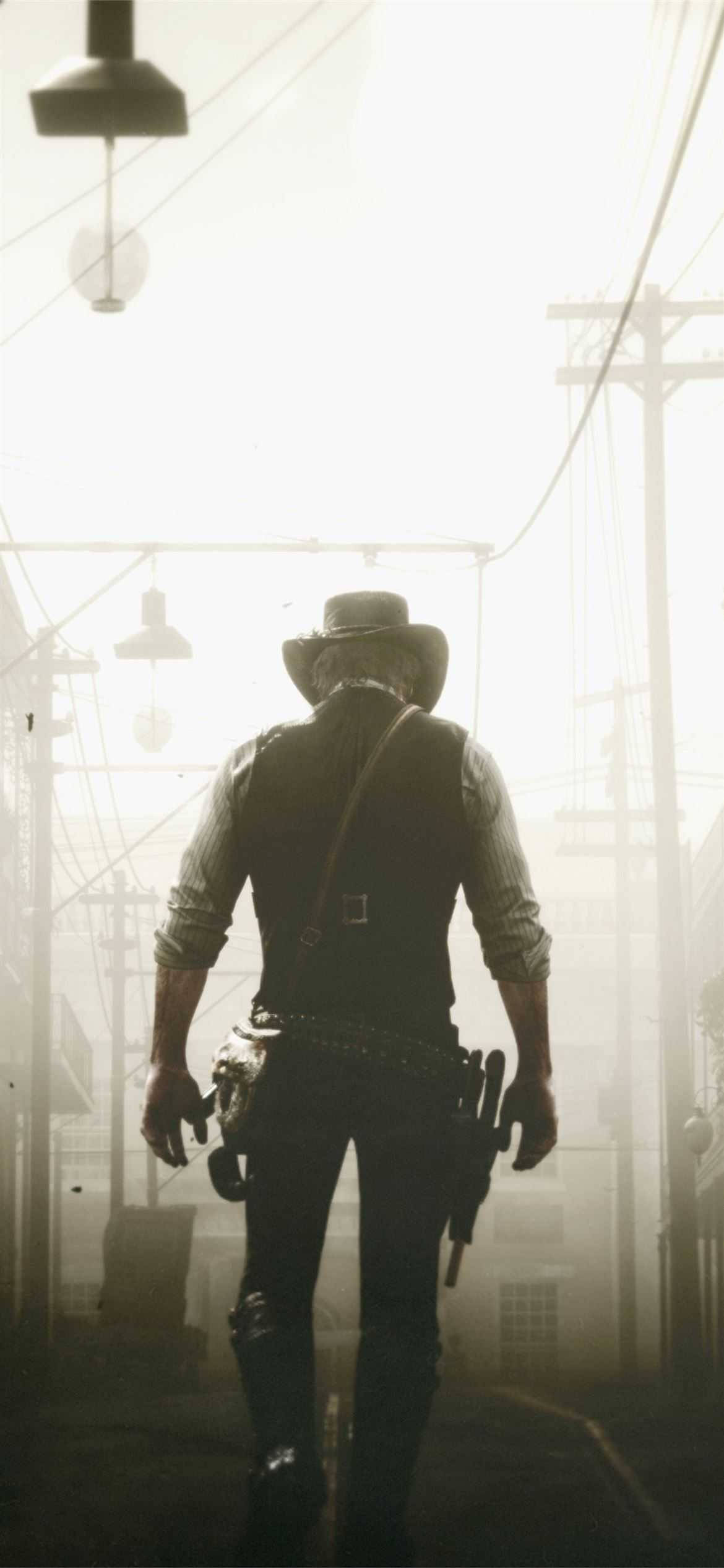 Red Dead Redemption II, cowboy, hat, Full HD Phone Wallpaper