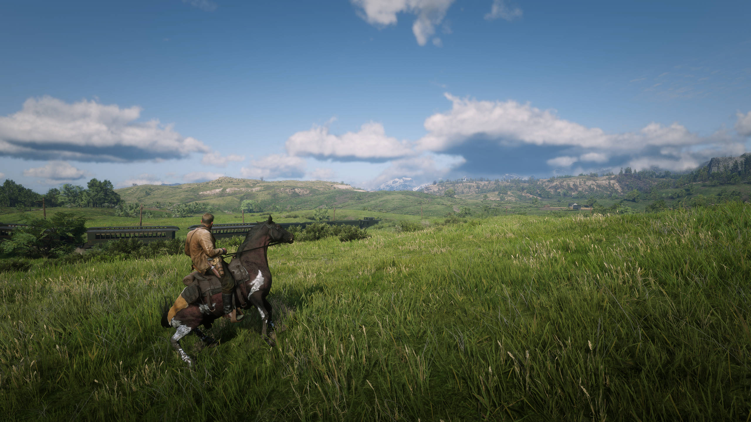 Red Dead Redemption 2, desktop, lone rider, 2K Desktop Wallpaper