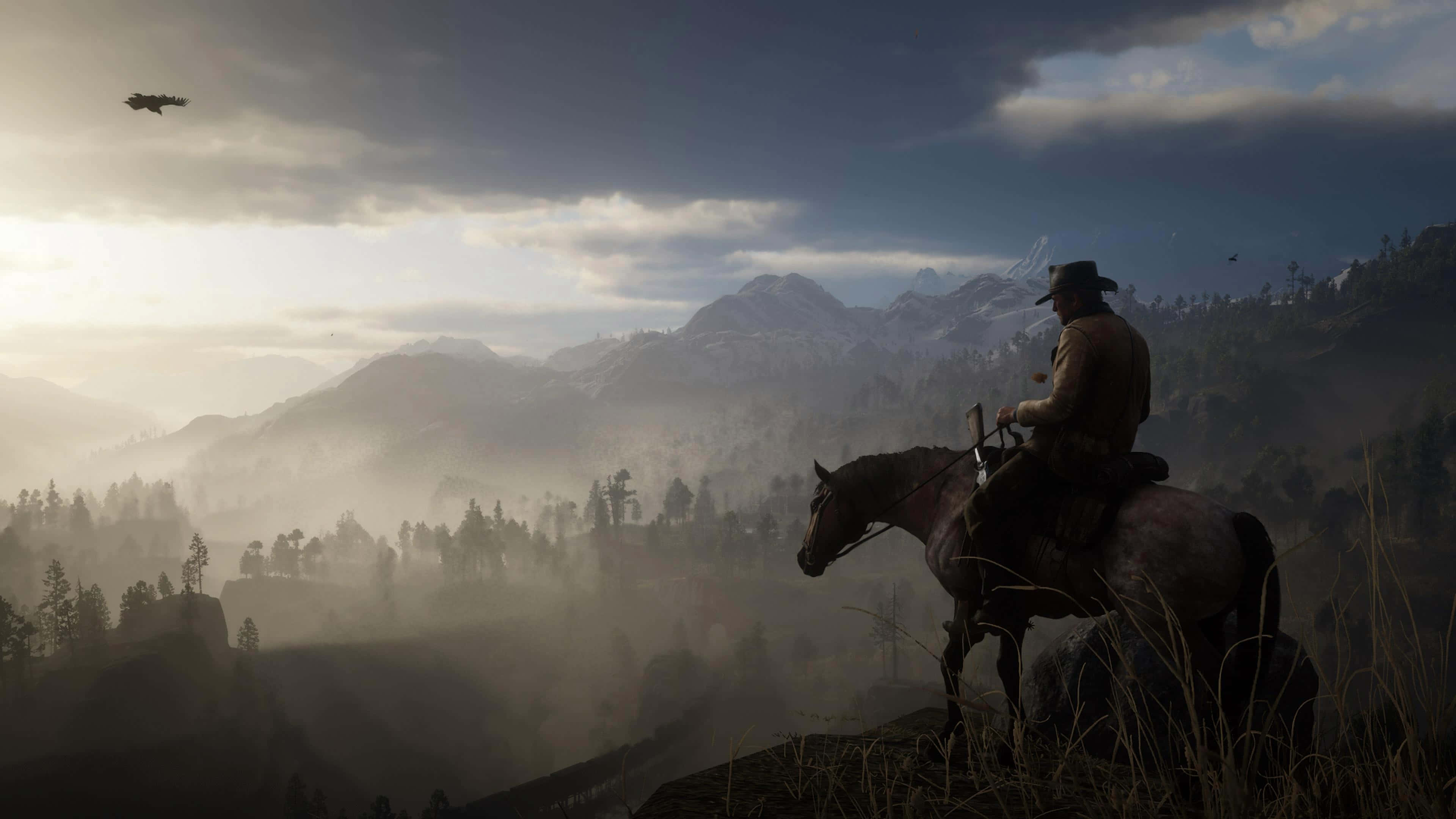 Red Dead Redemption, 4K, cowboy, 4K Desktop Wallpaper