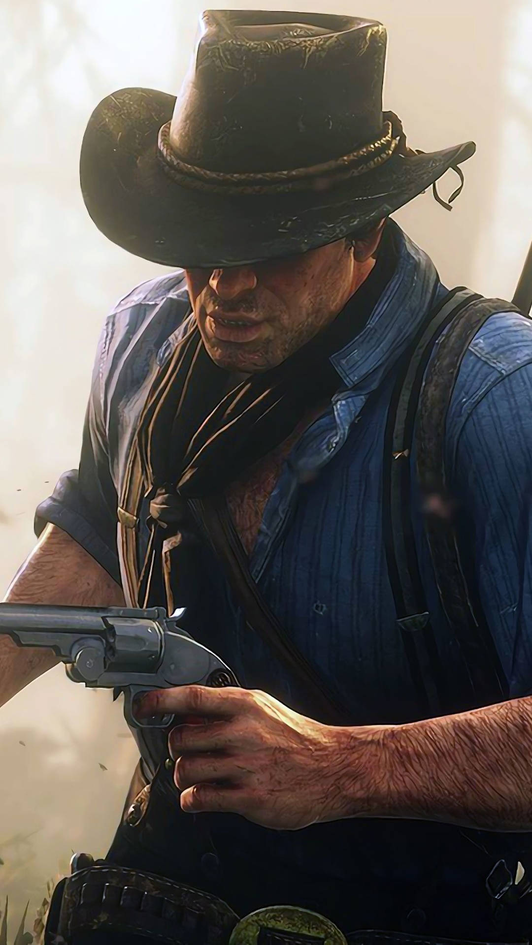 Red Dead, cowboy, revolver, Full HD Phone Wallpaper