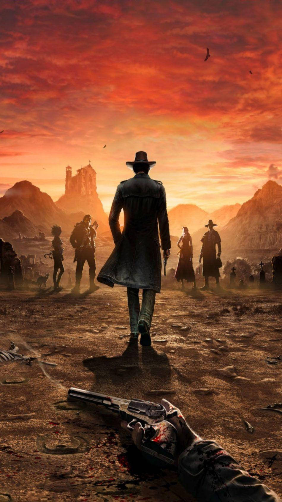 Red Dead Redemption, sunset, cowboy, HD Phone Wallpaper