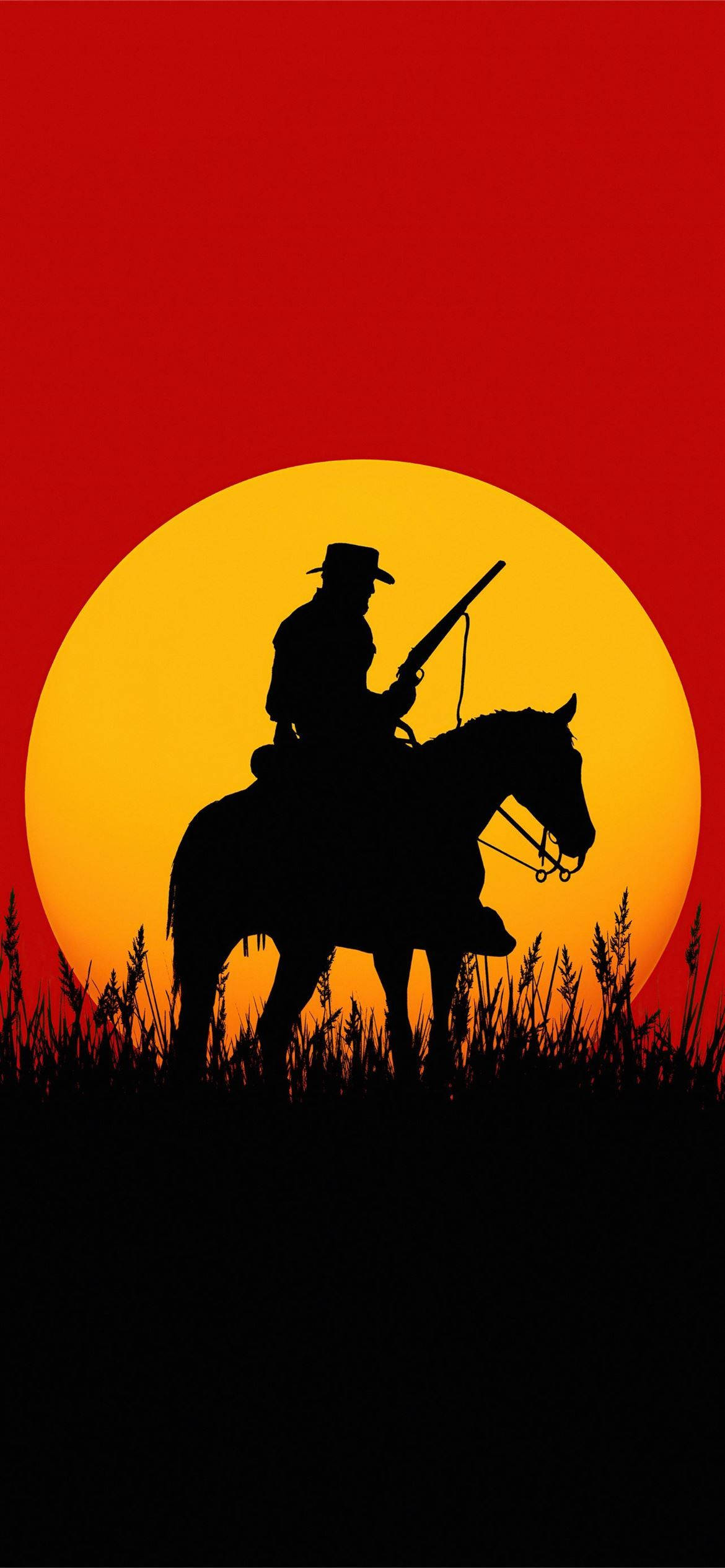 Red Dead Redemption, cowboy, horseback, Full HD Phone Wallpaper