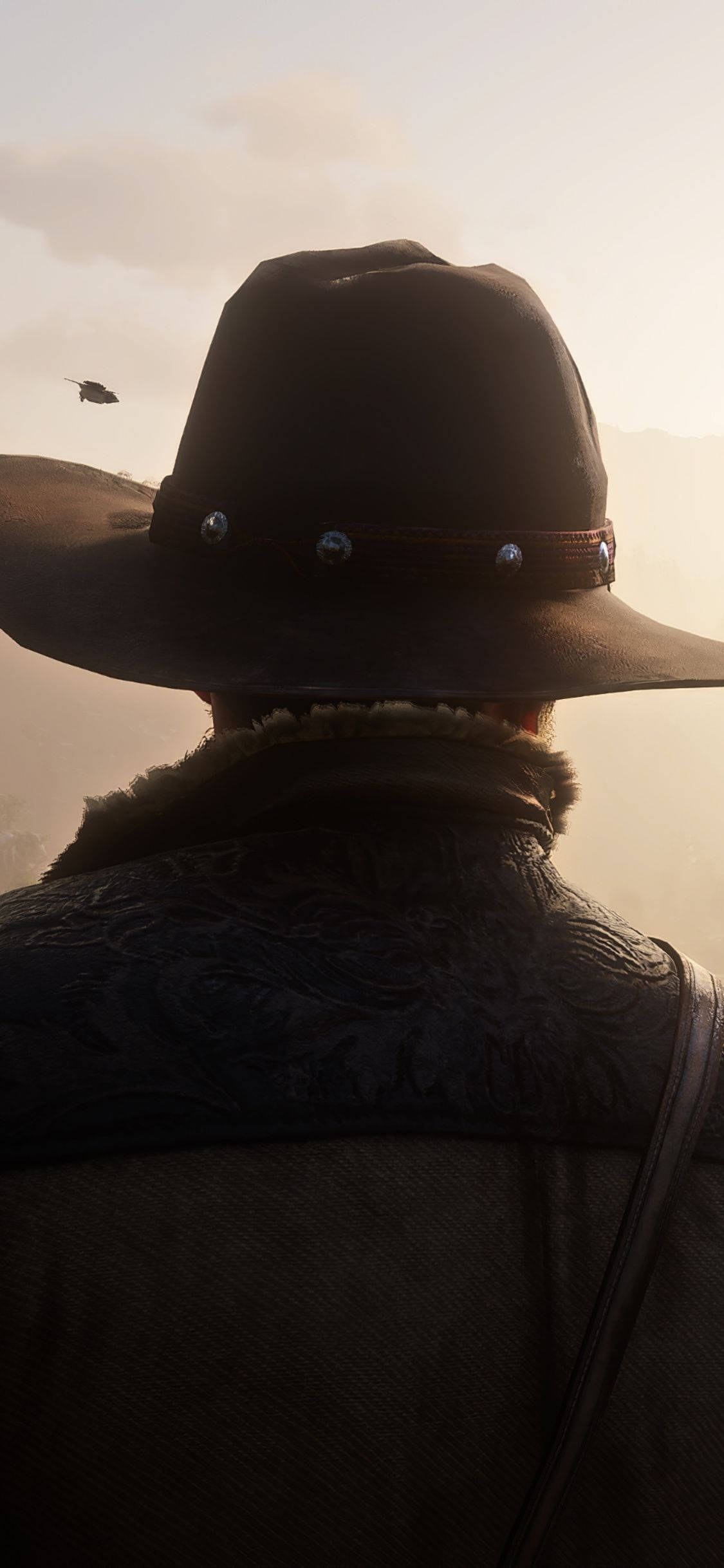 Red Dead Redemption, cowboy, wide-brimmed hat, Full HD Phone Wallpaper