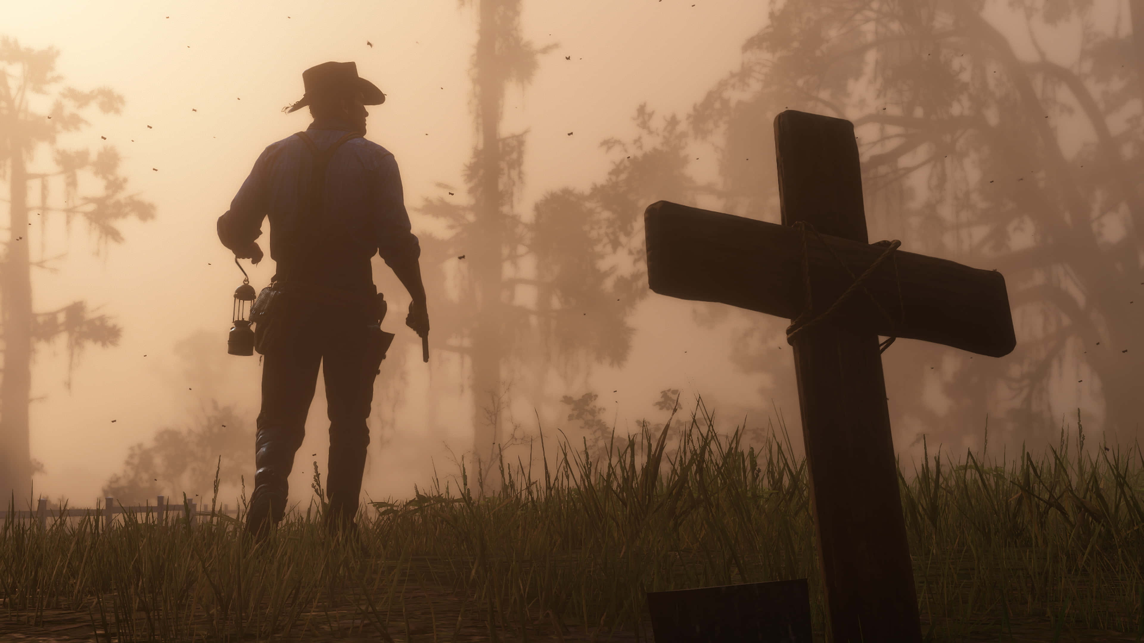 Red Dead Redemption, wild west, lone cowboy, 4K Desktop Wallpaper