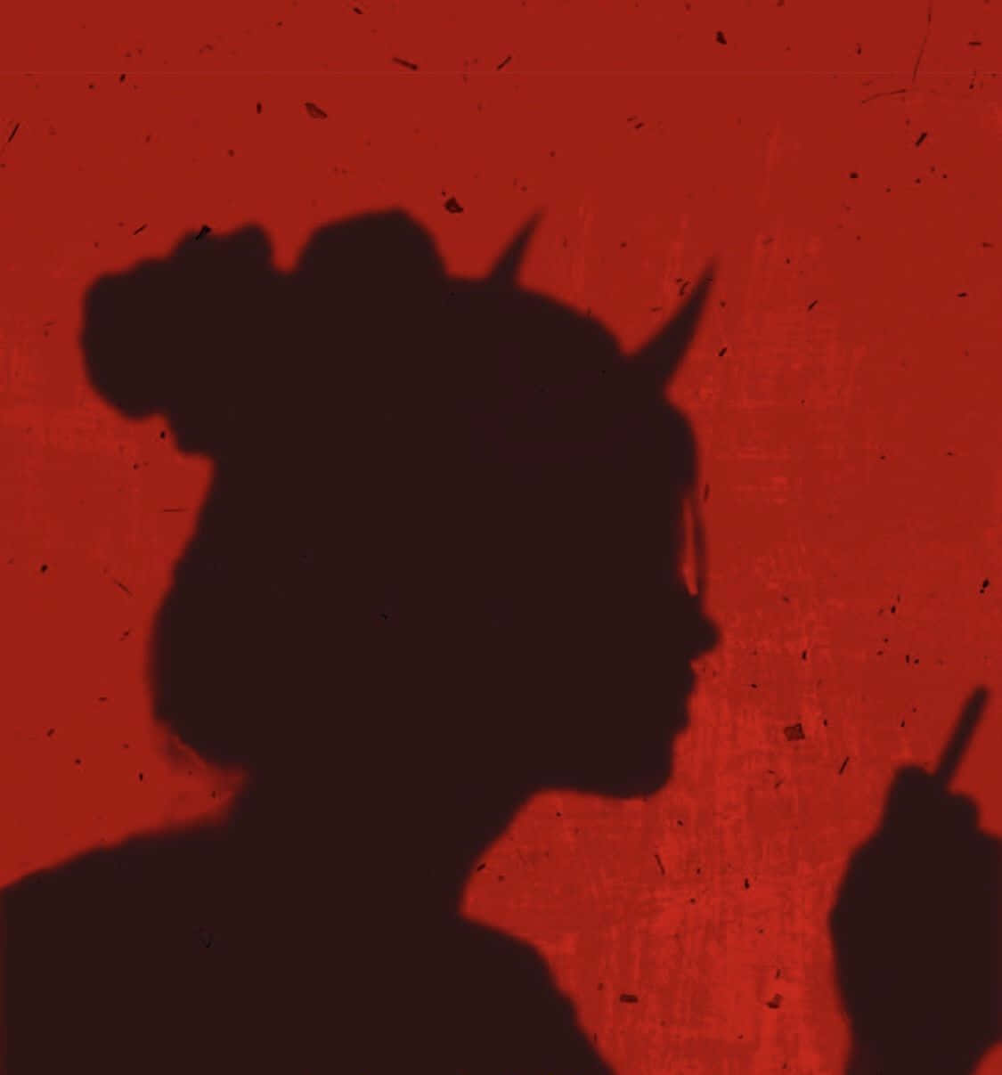 cute devil girl, horns, bun hairstyle, SD Phone Wallpaper