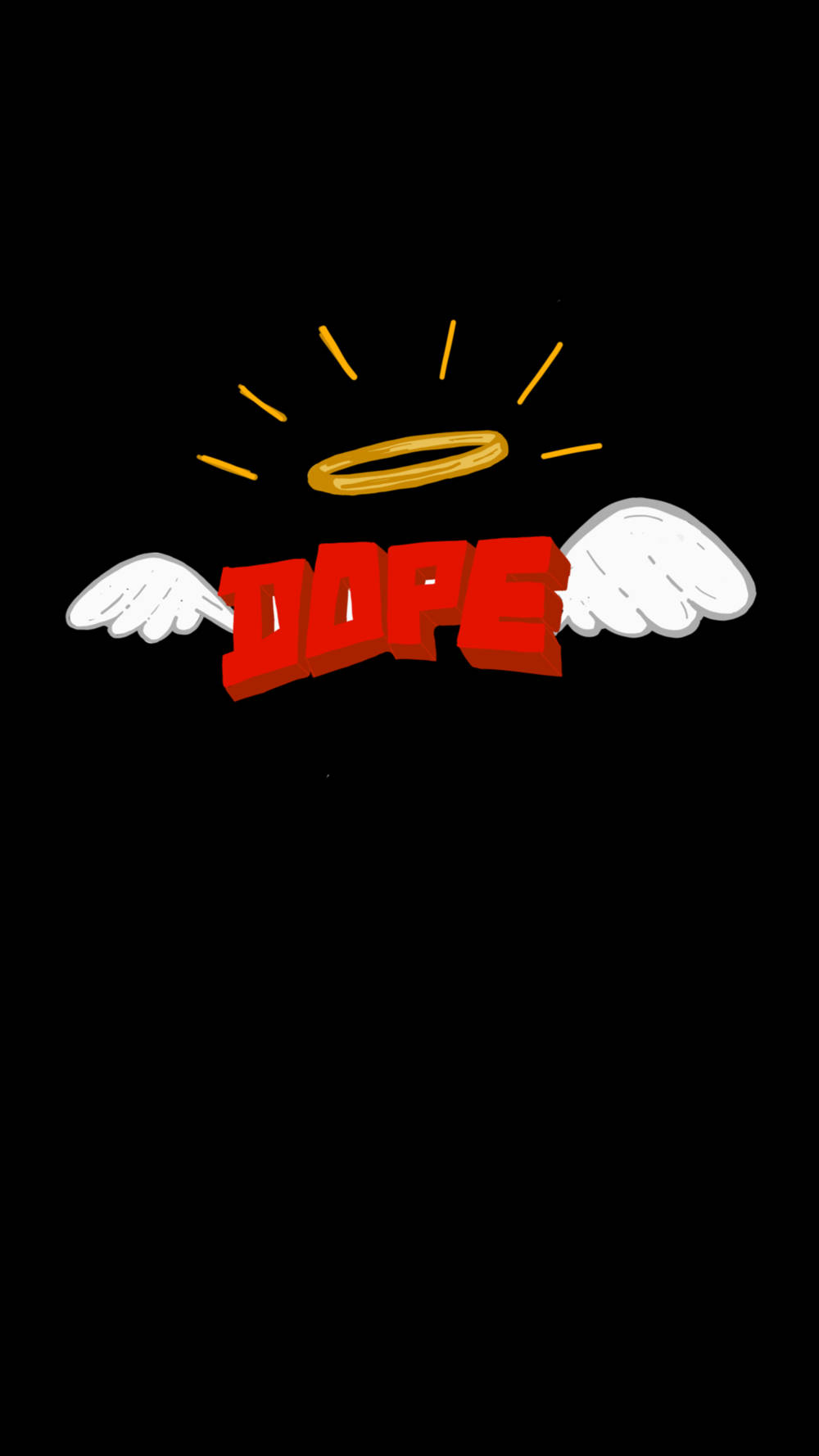 Red Dope, DOPE, white wings, HD Phone Wallpaper