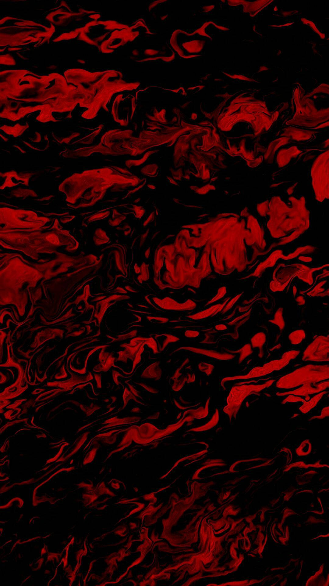 Red Dope, crimson liquid, deep black background, Full HD Phone Wallpaper