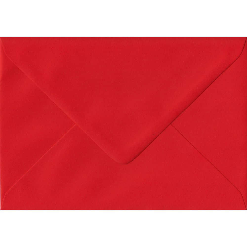 Red Envelope, vibrant red envelope, crisp triangular flap, SD Desktop Wallpaper