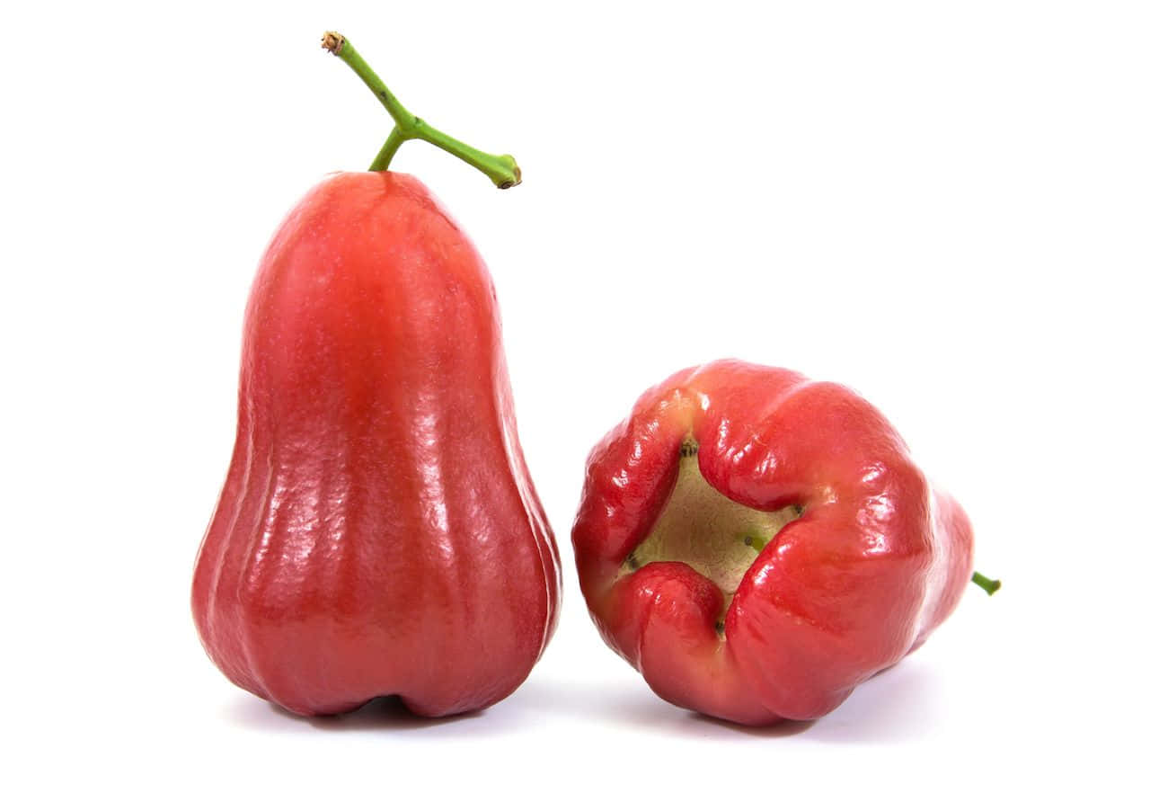 Red Fruit, rose apples, vibrant red, HD Desktop Wallpaper