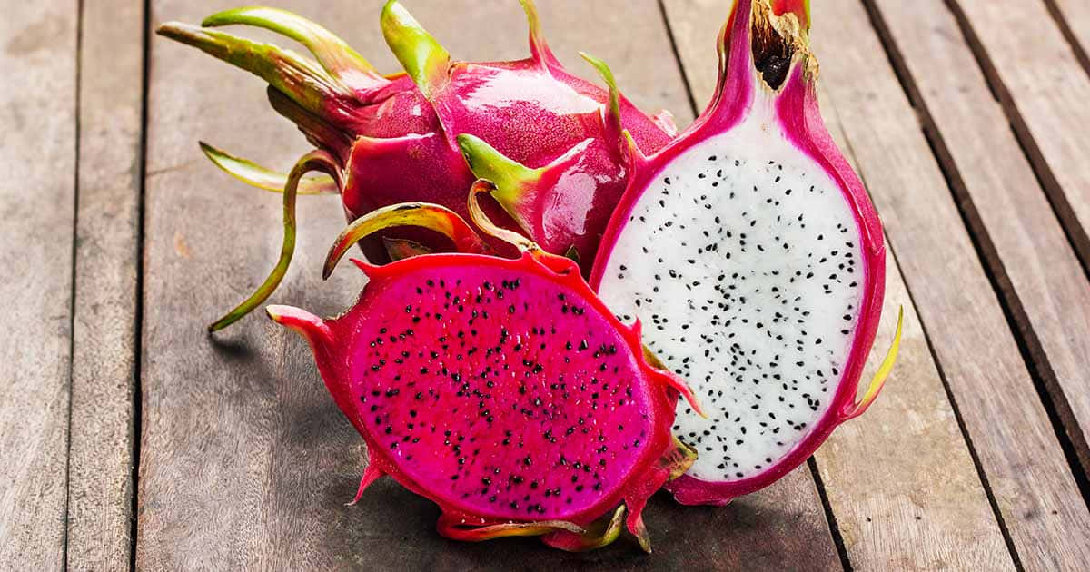 Red Fruit, pink dragon fruits, black seeds, SD Desktop Wallpaper