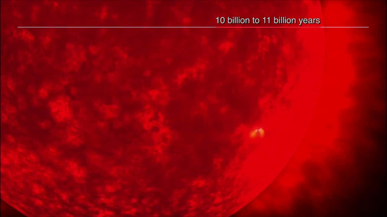 Red Giant, fiery red sun, turbulent surface textures, HD Desktop Wallpaper
