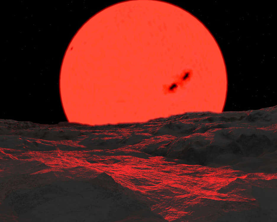 Red Giant, 936 x 749, fiery red sun, SD Desktop Wallpaper