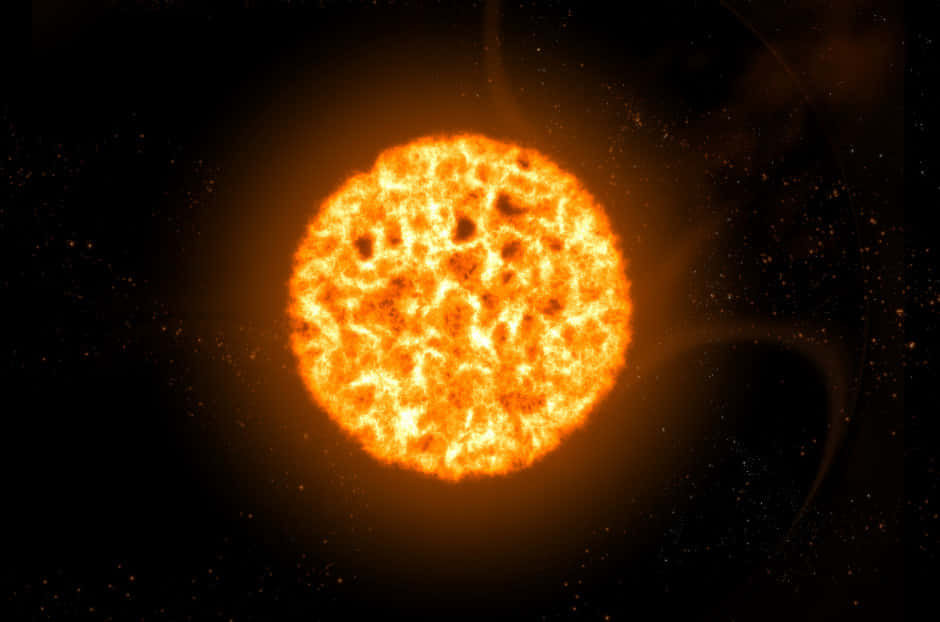 Red Giant, 940 x 622, fiery orange sun, SD Desktop Wallpaper