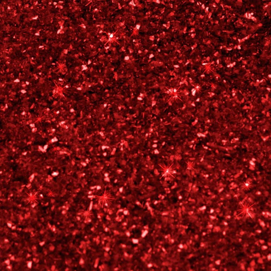 red glitter, vibrant red glitter particles, bright star-like highlights, SD Desktop Wallpaper