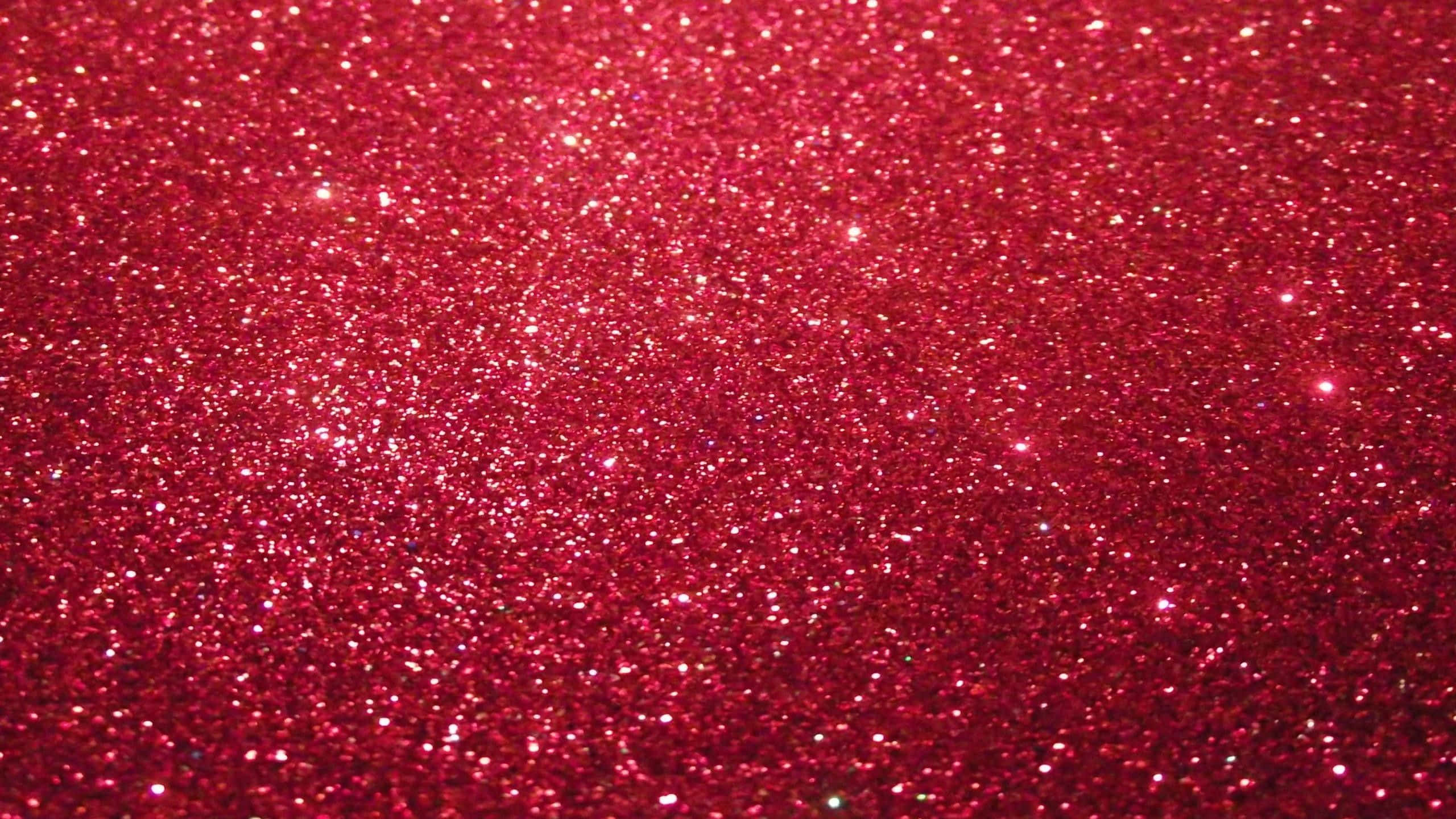 Red Glitter, vibrant red, sparkling particles, 2K Desktop Wallpaper