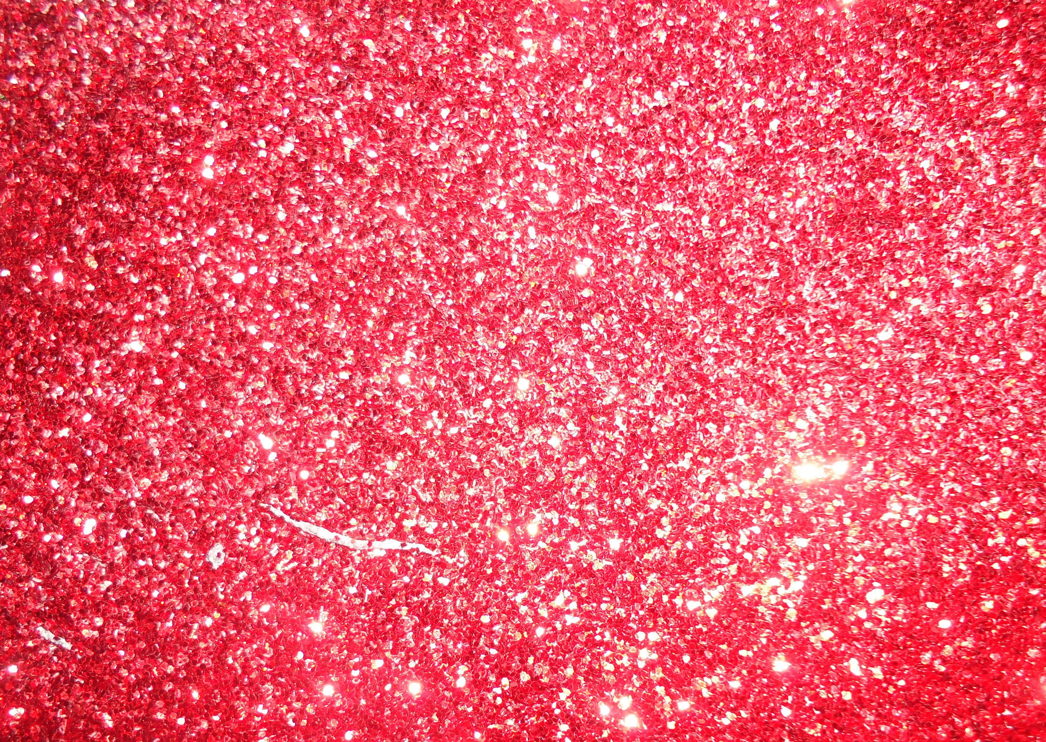 red glitter, vibrant red, sparkling highlights, 2K Desktop Wallpaper