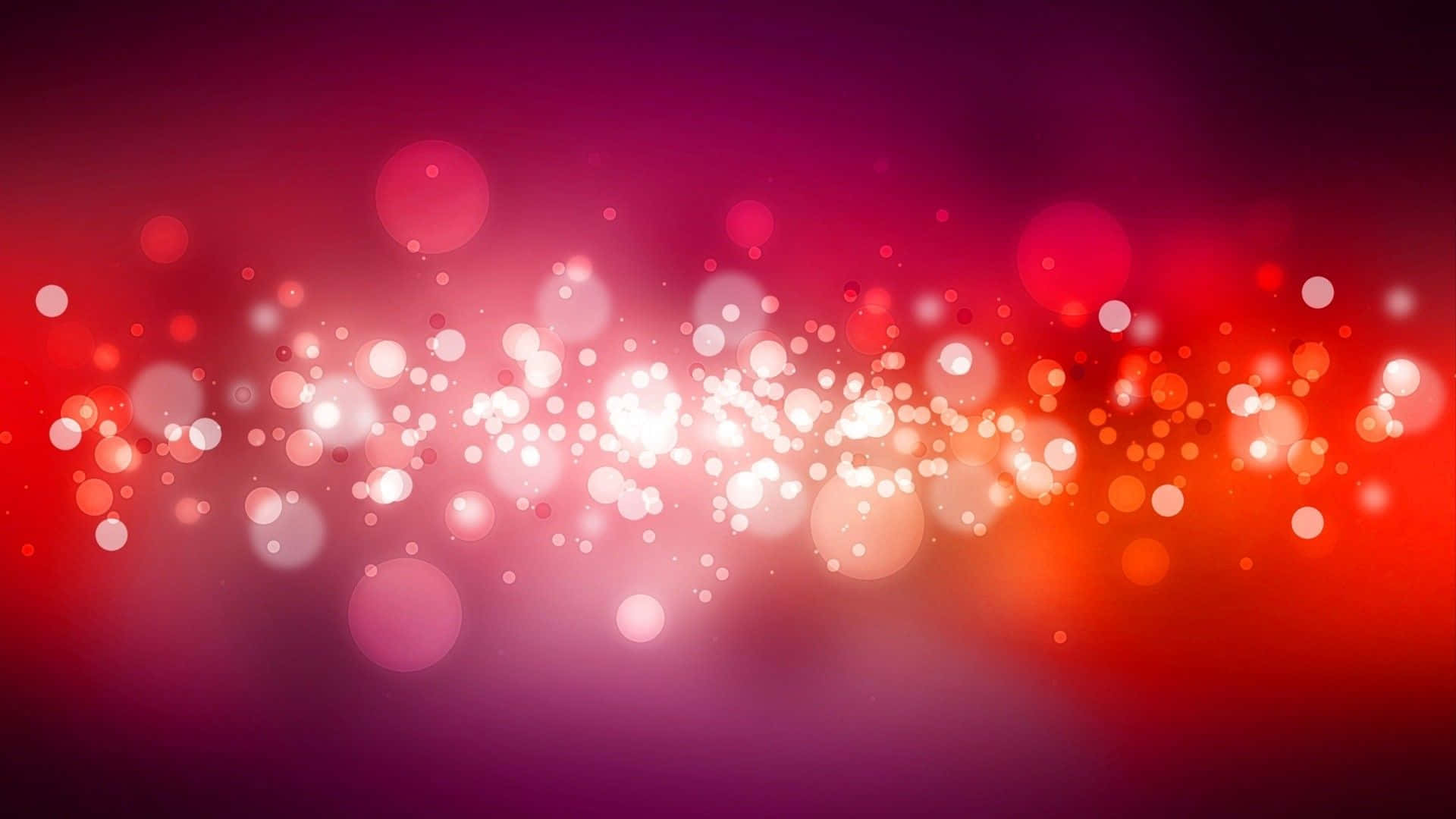 red glitter, bokeh lights, glowing red, Full HD Desktop Wallpaper