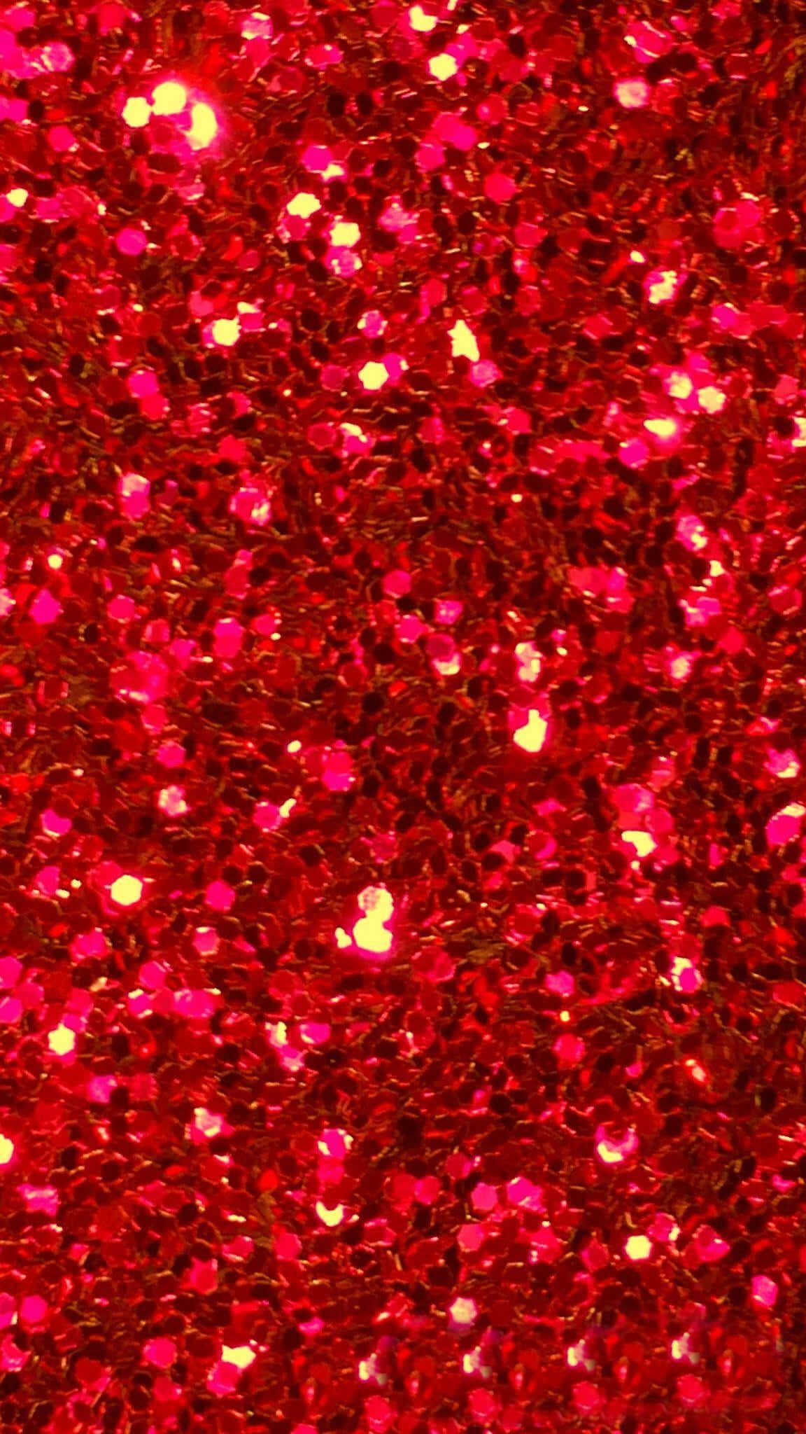 red glitter, vibrant red glitter particles, bright light, Full HD Phone Wallpaper