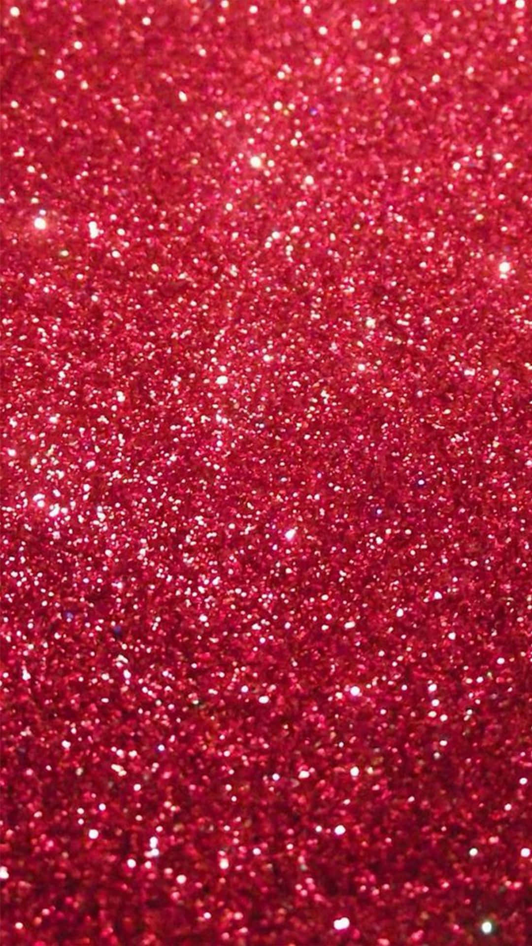 red glitter, vibrant red, sparkling particles, Full HD Phone Wallpaper