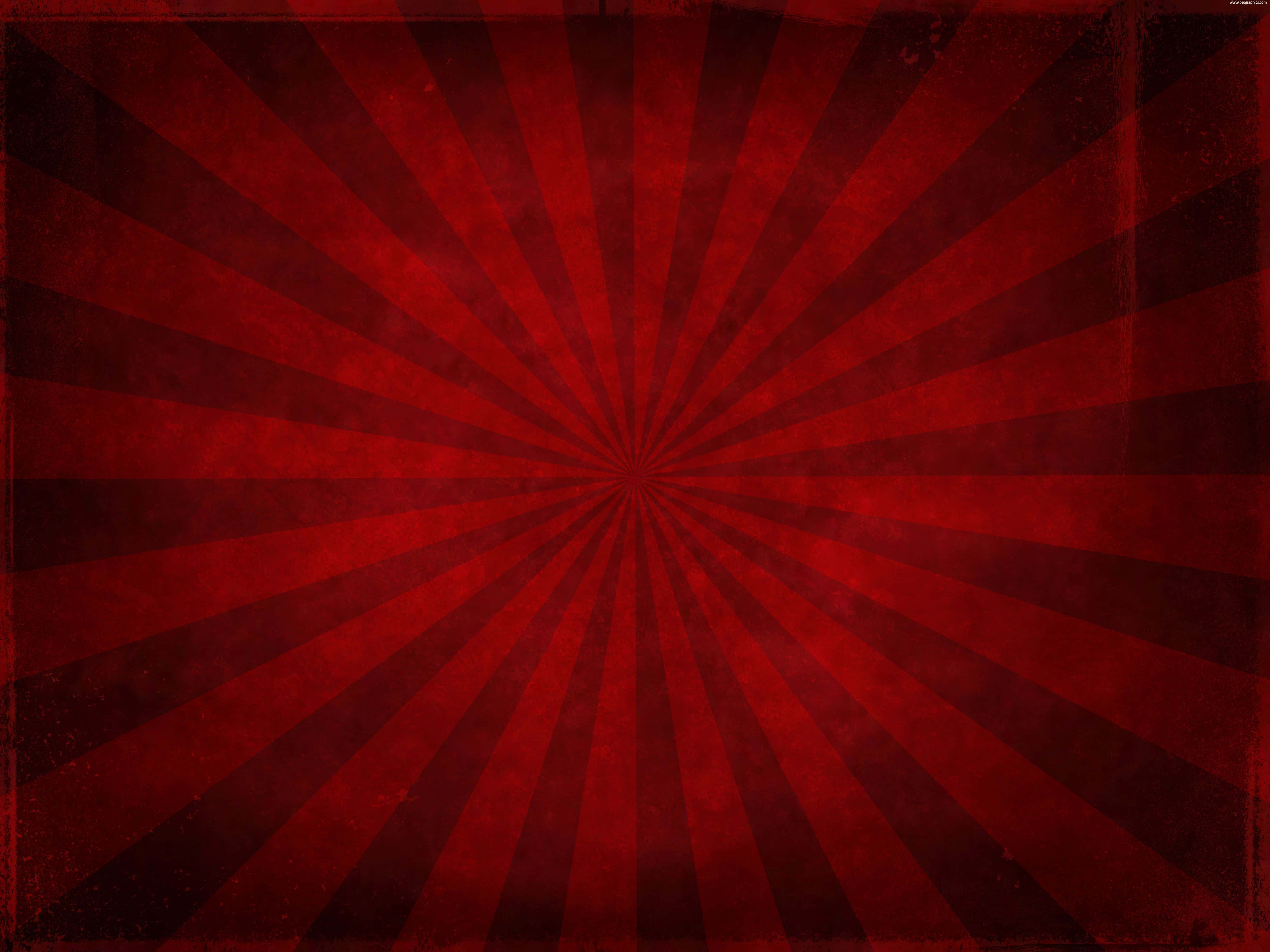 red grunge, vintage-style, red radial burst, 4K Desktop Wallpaper