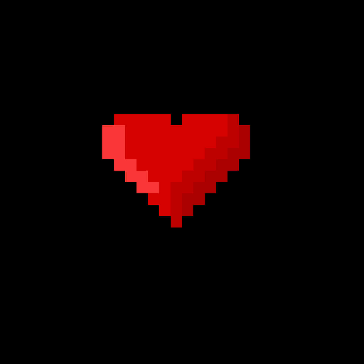 Pixel Heart PFP, vibrant red, pixelated heart, SD Desktop Wallpaper