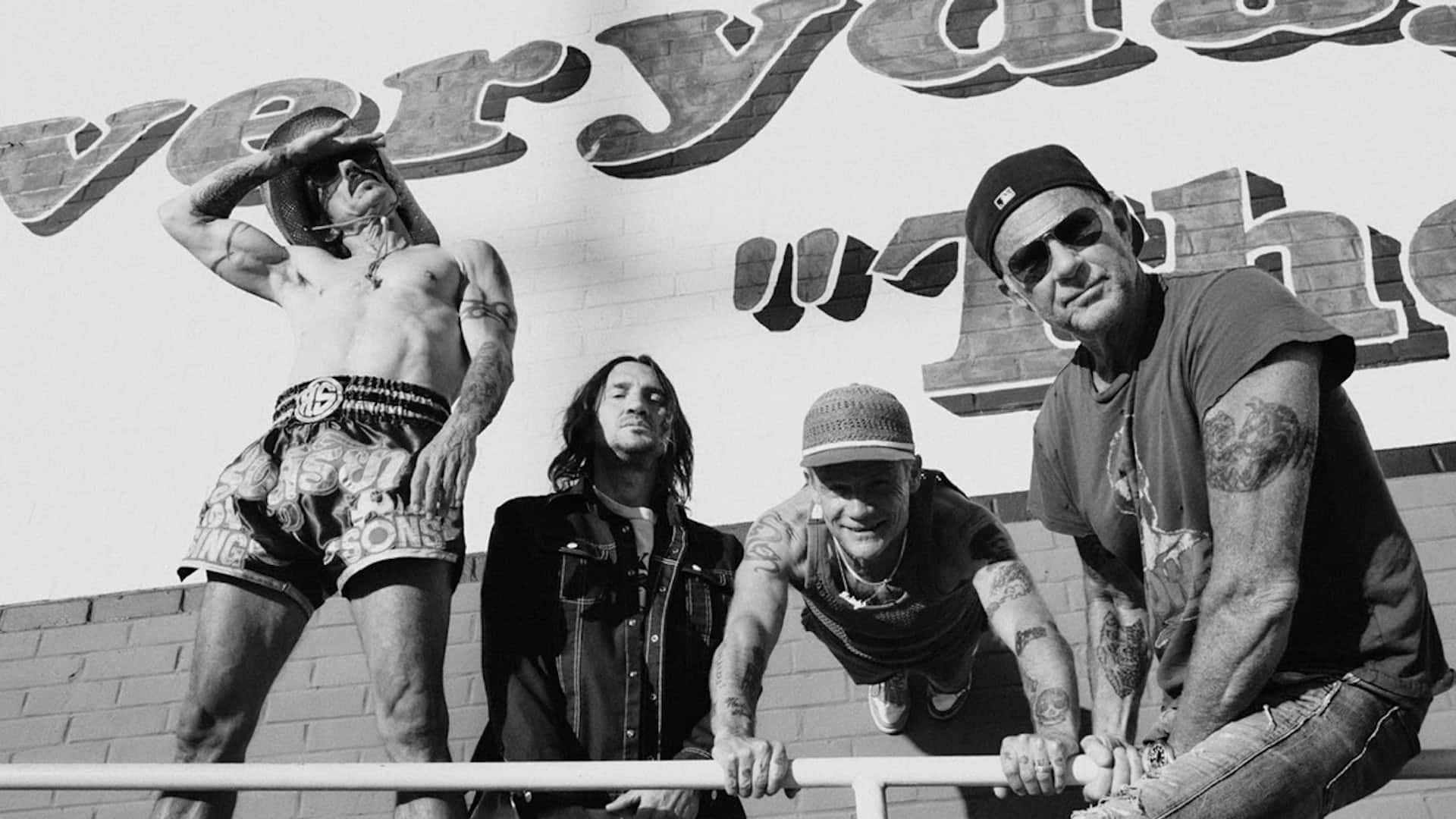 Red Hot Chili Peppers, boxing shorts, caps, Full HD Desktop Wallpaper