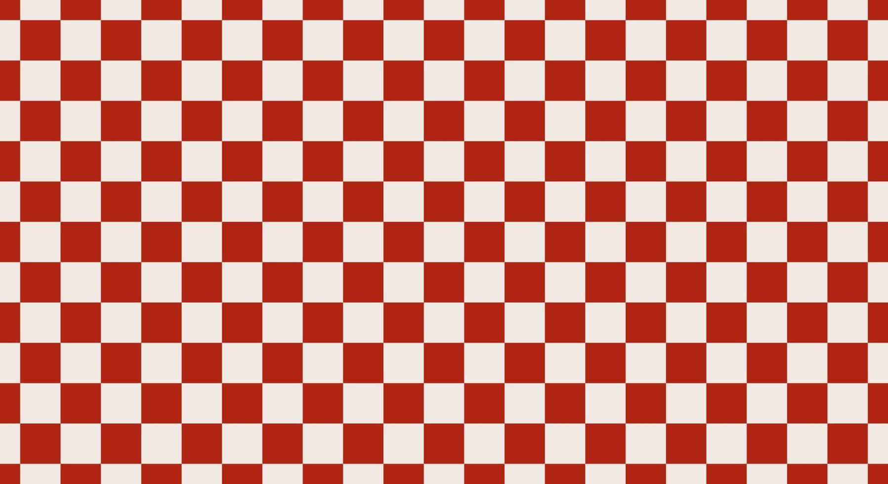 Red Japanese, red and white checkerboard pattern, seamless geometric design, HD Desktop Wallpaper