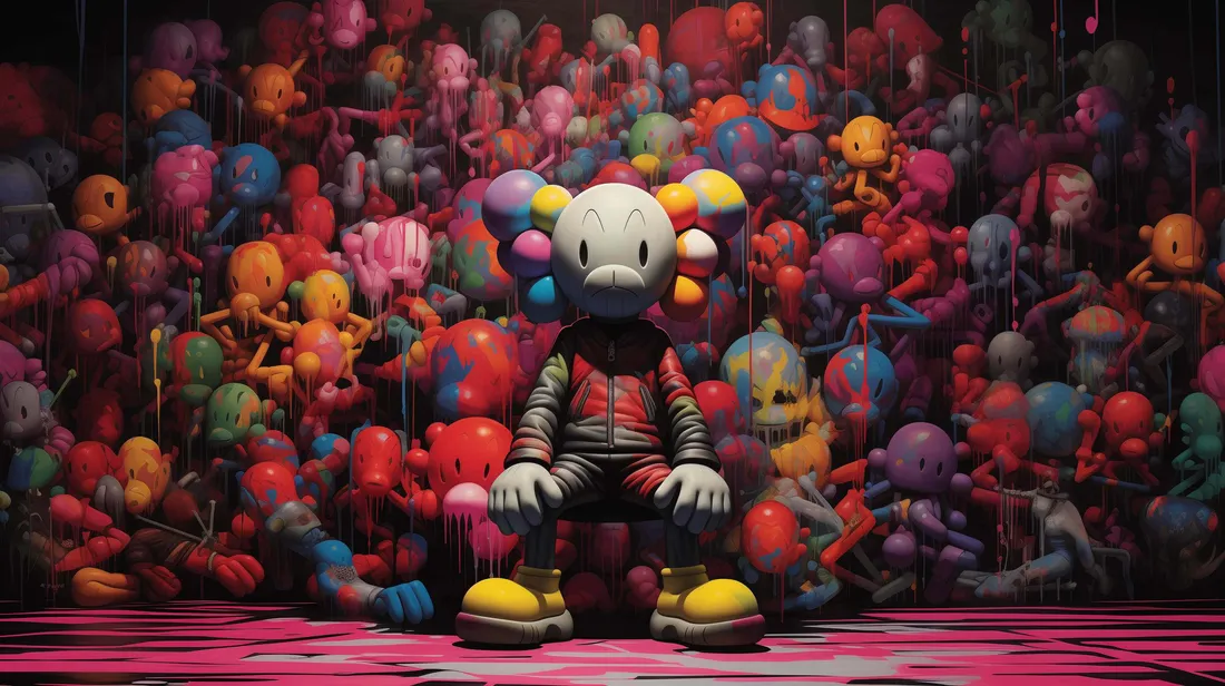 Red KAWS