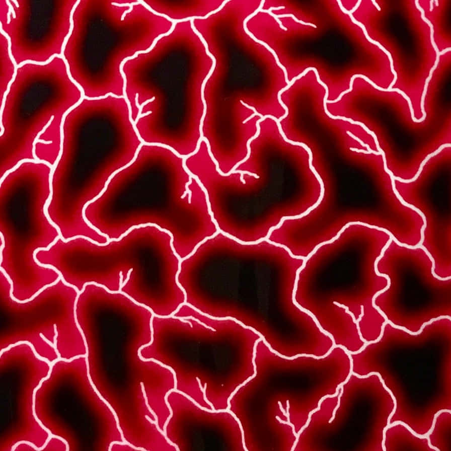 Red Lightning, vibrant red, black, SD Desktop Wallpaper