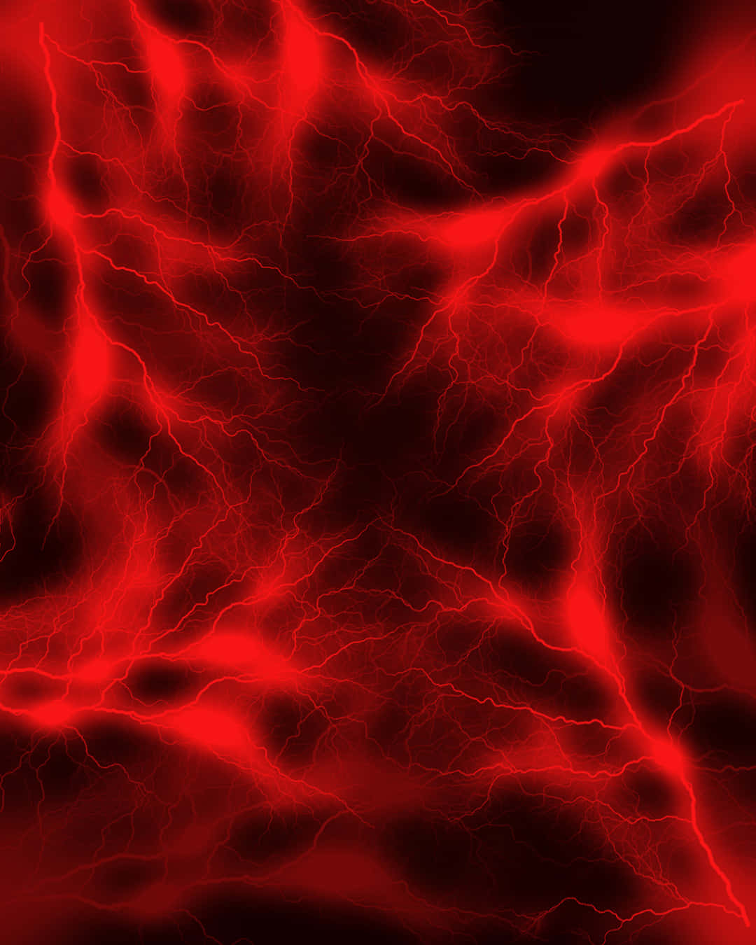 Red Lightning, red lightning bolts, dark void, HD Phone Wallpaper