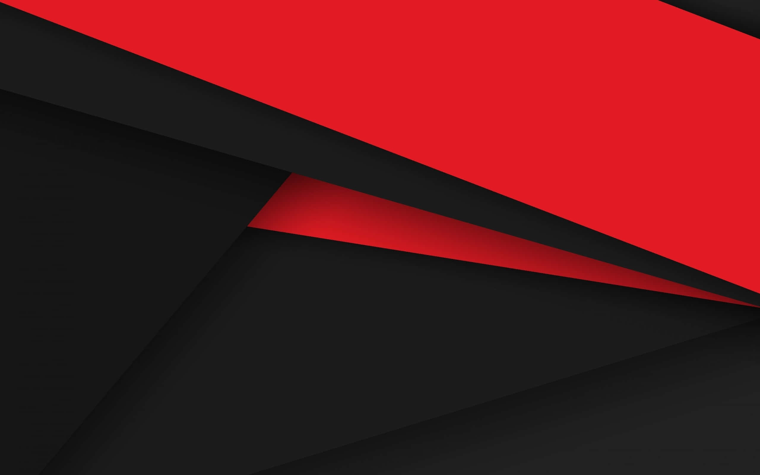 Red Line, Bright Red Line, Dark Blue Background, 2K Desktop Wallpaper