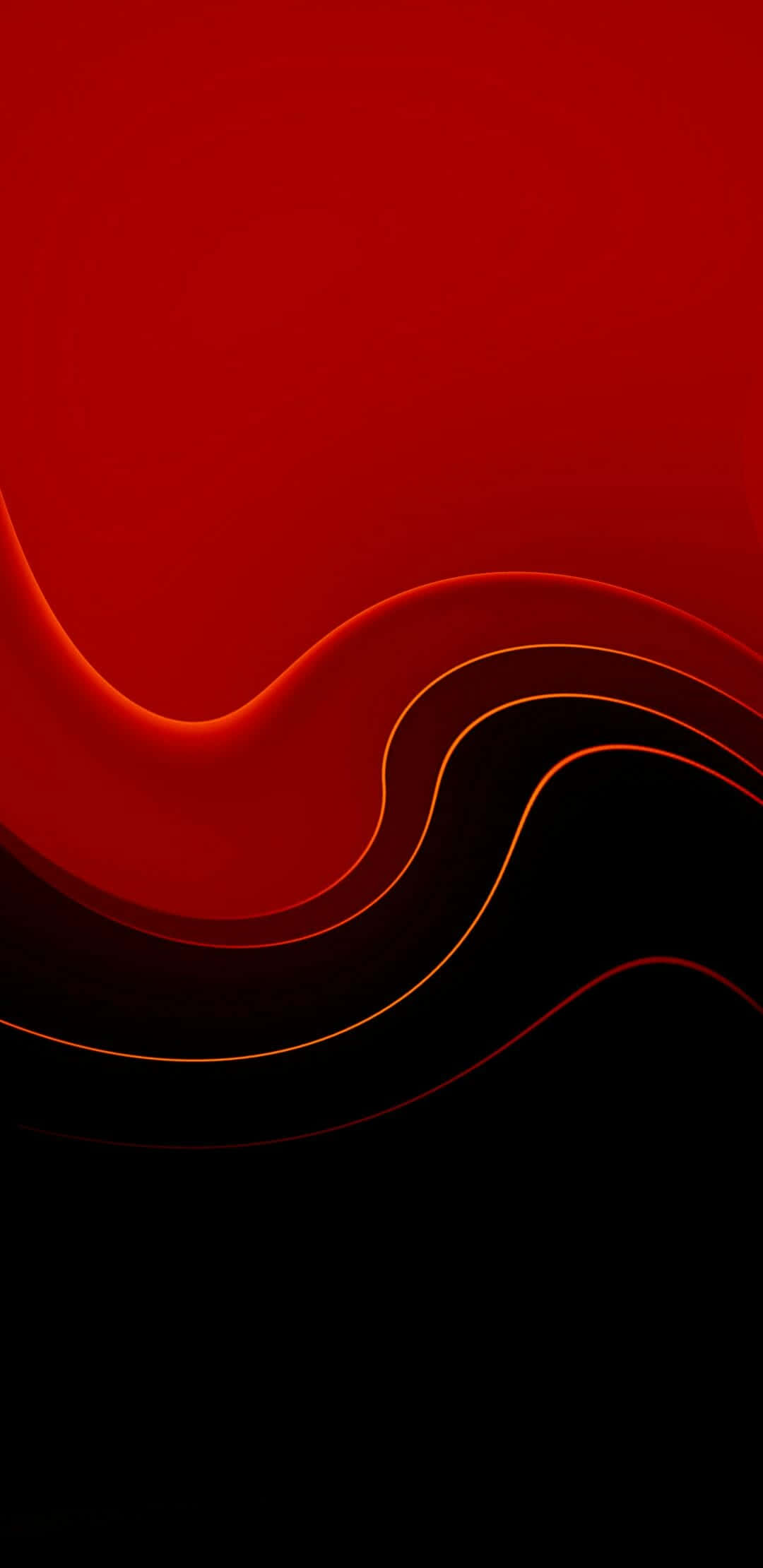 Red Line, vibrant red, glowing curves, Full HD Phone Wallpaper
