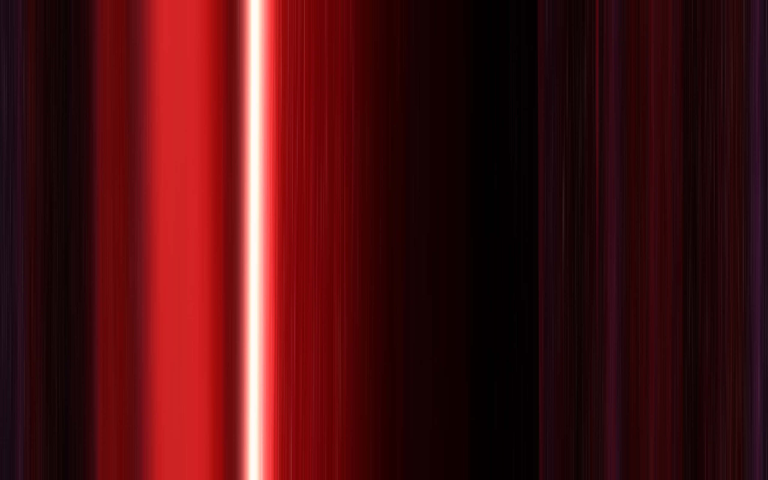 Red Line, glowing red, black, 2K Desktop Wallpaper