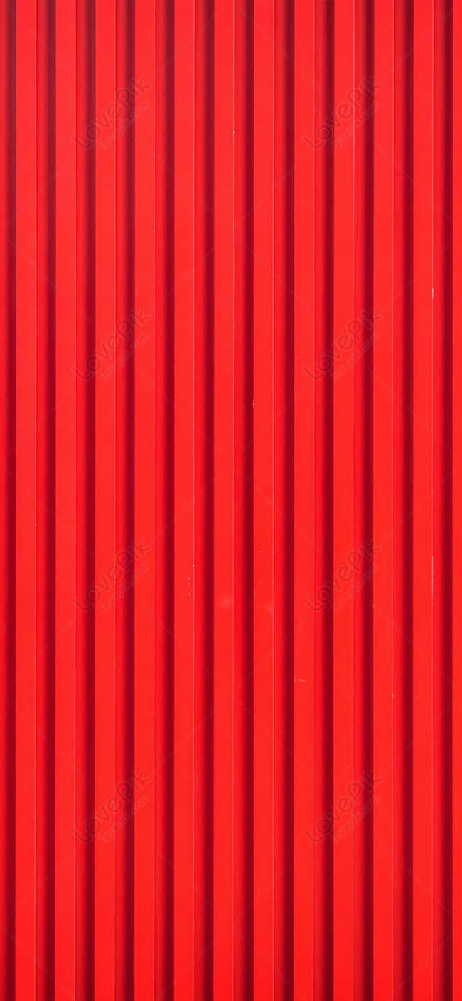 red corrugated metal, vertical ridges, subtle shadows, HD Phone Wallpaper