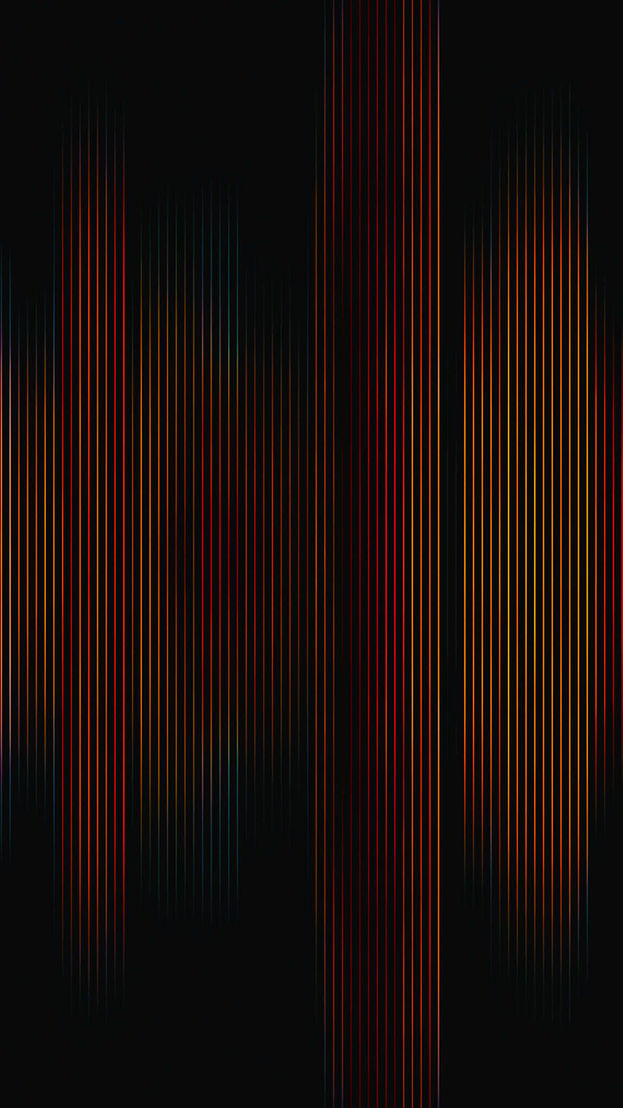 Red Line, neon lines, warm hues, Full HD Phone Wallpaper