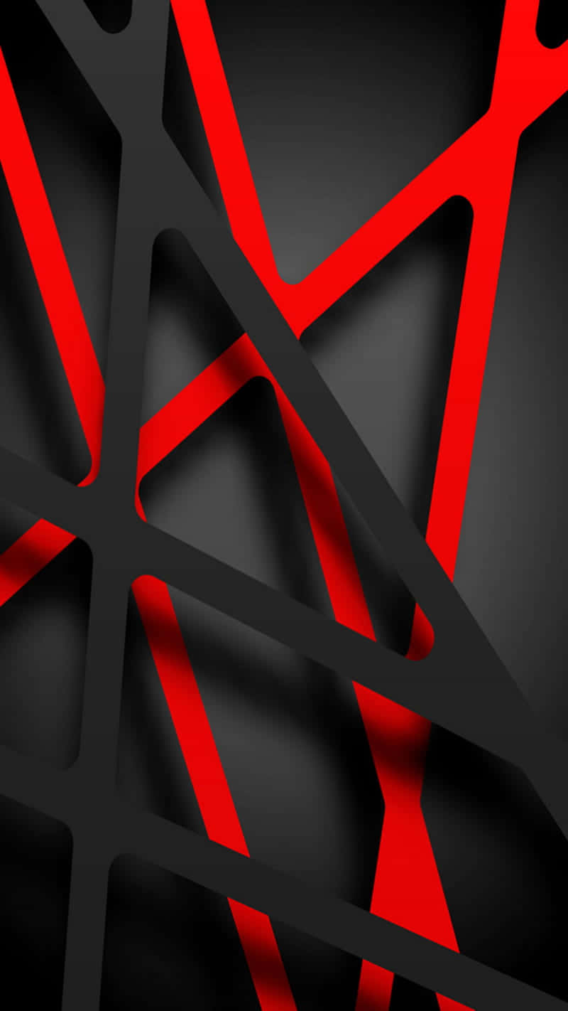 Red Line, black, red, HD Phone Wallpaper
