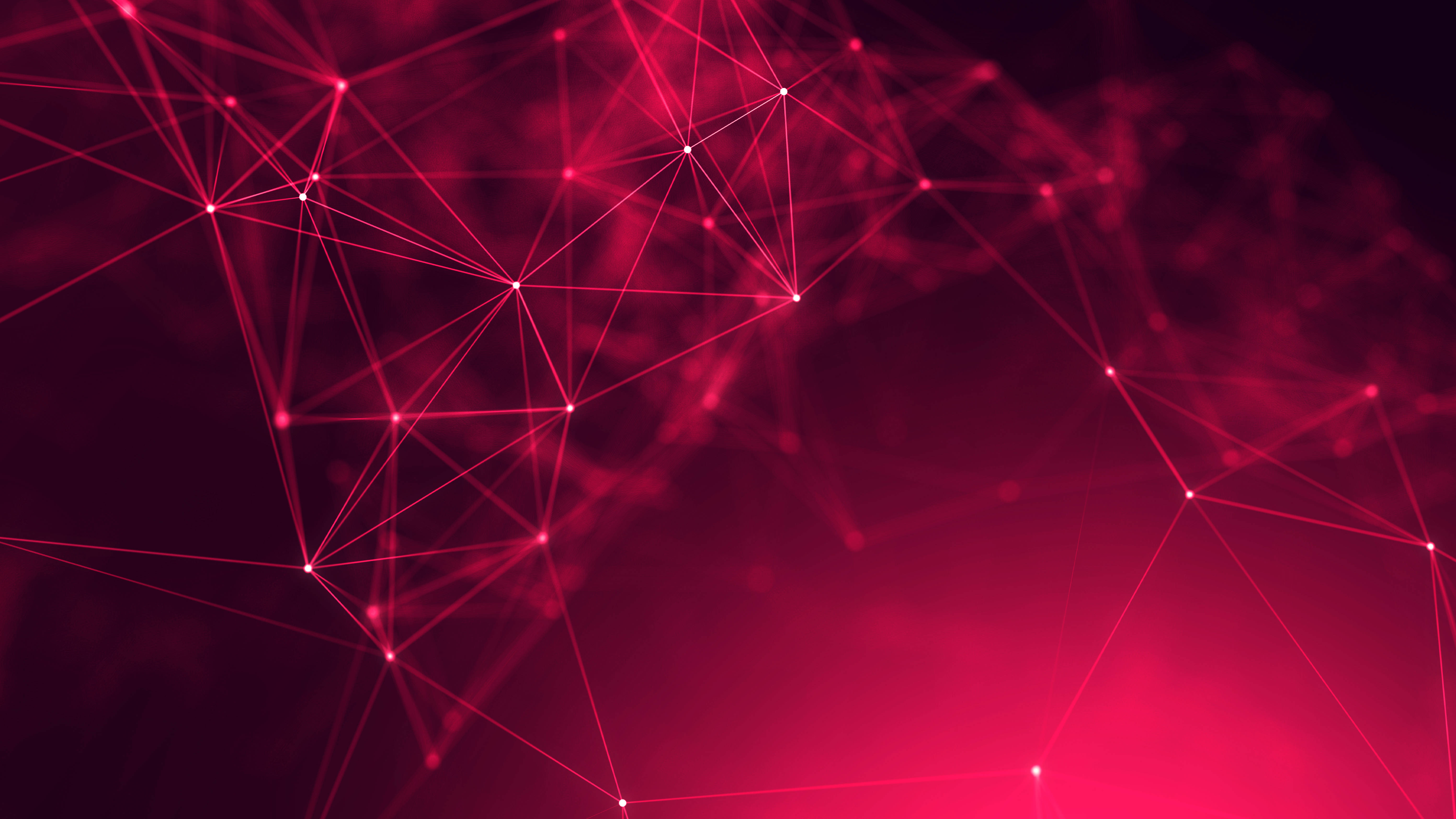 Red 4K UHD 3D Line Pattern, vibrant red, glowing network, 5K Desktop Wallpaper